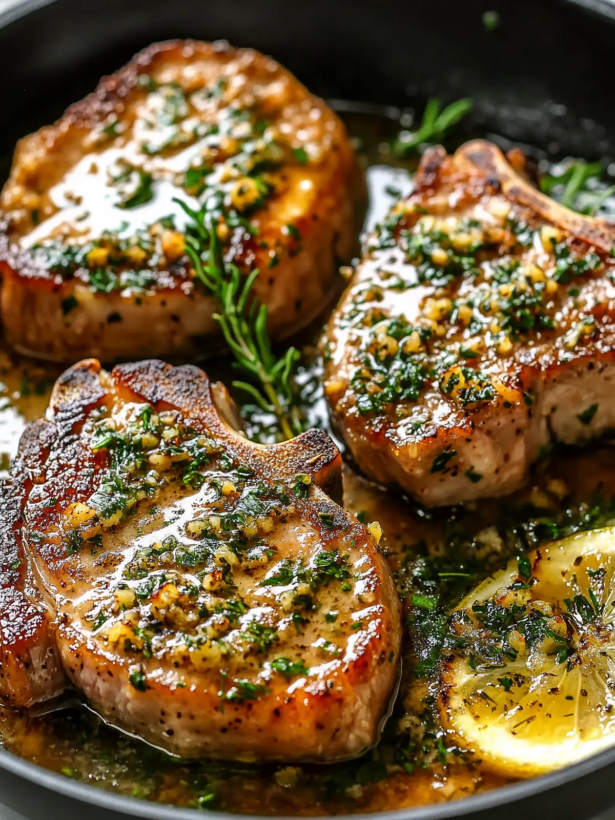 Garlic Butter Pan Seared Pork Chops for a Quick Gourmet Feast 2 Garlic Butter Pan Seared Pork Chops