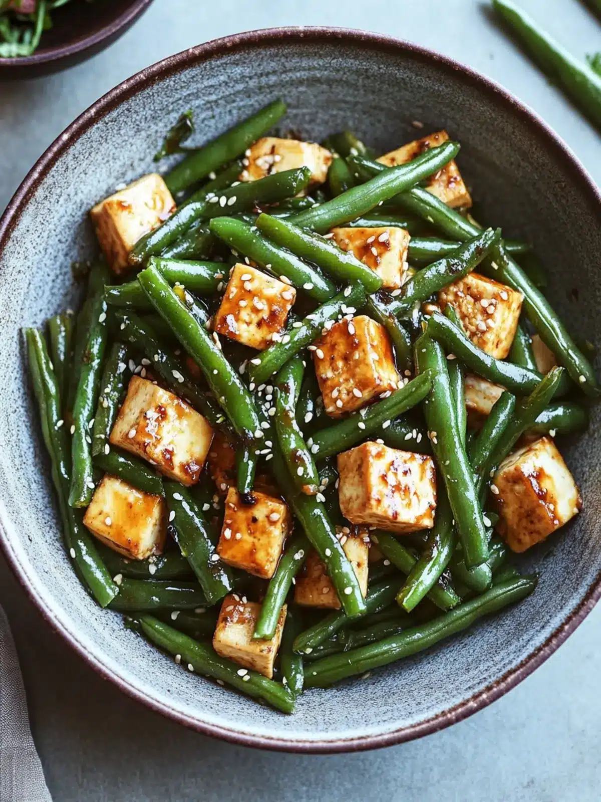 Garlicky Green Beans and Tofu: Your New Favorite Healthy Dish 2 Garlicky Green Beans and Tofu
