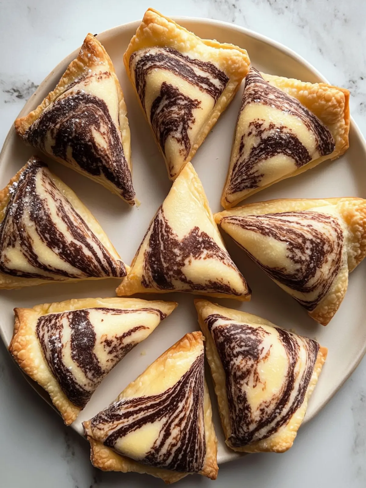 Marbled Cheesecake Hamantaschen: A Homemade Delight to Share 2 Marbled Cheesecake Hamantaschen