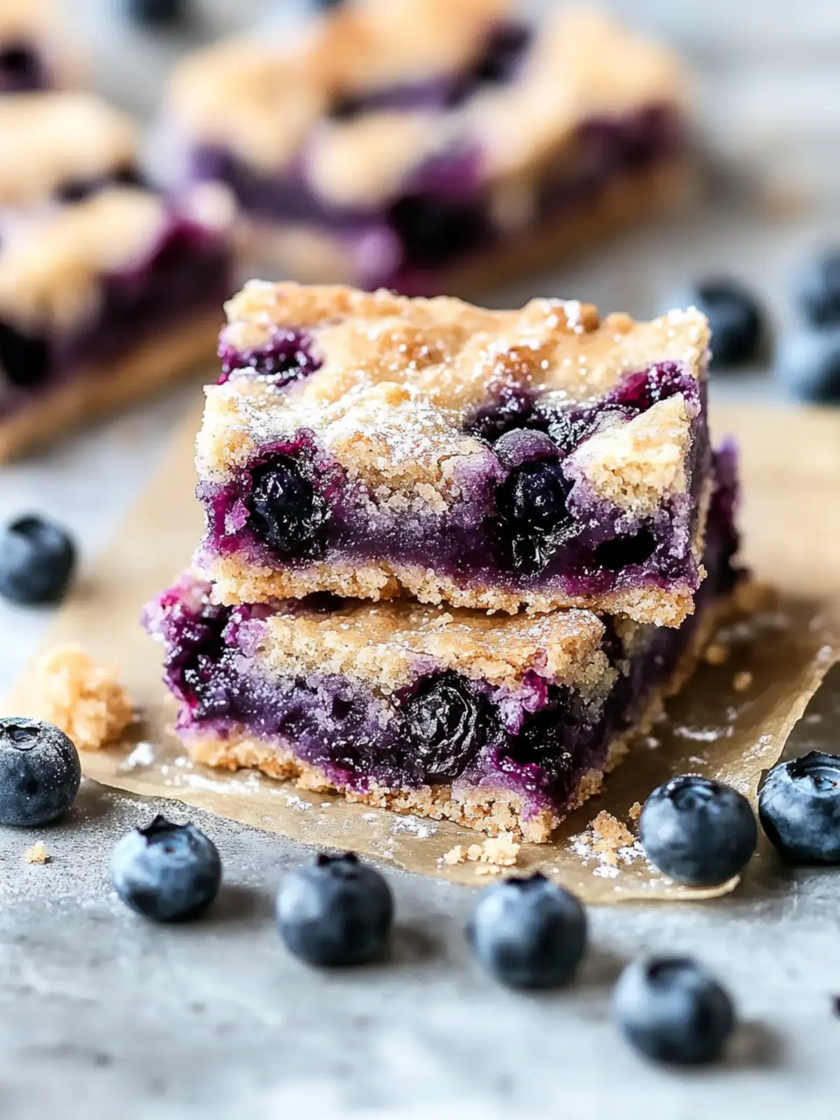 Delicious Blueberry Soft Baked Bars That Everyone Will Love 5 Delicious Blueberry Soft Baked Bars