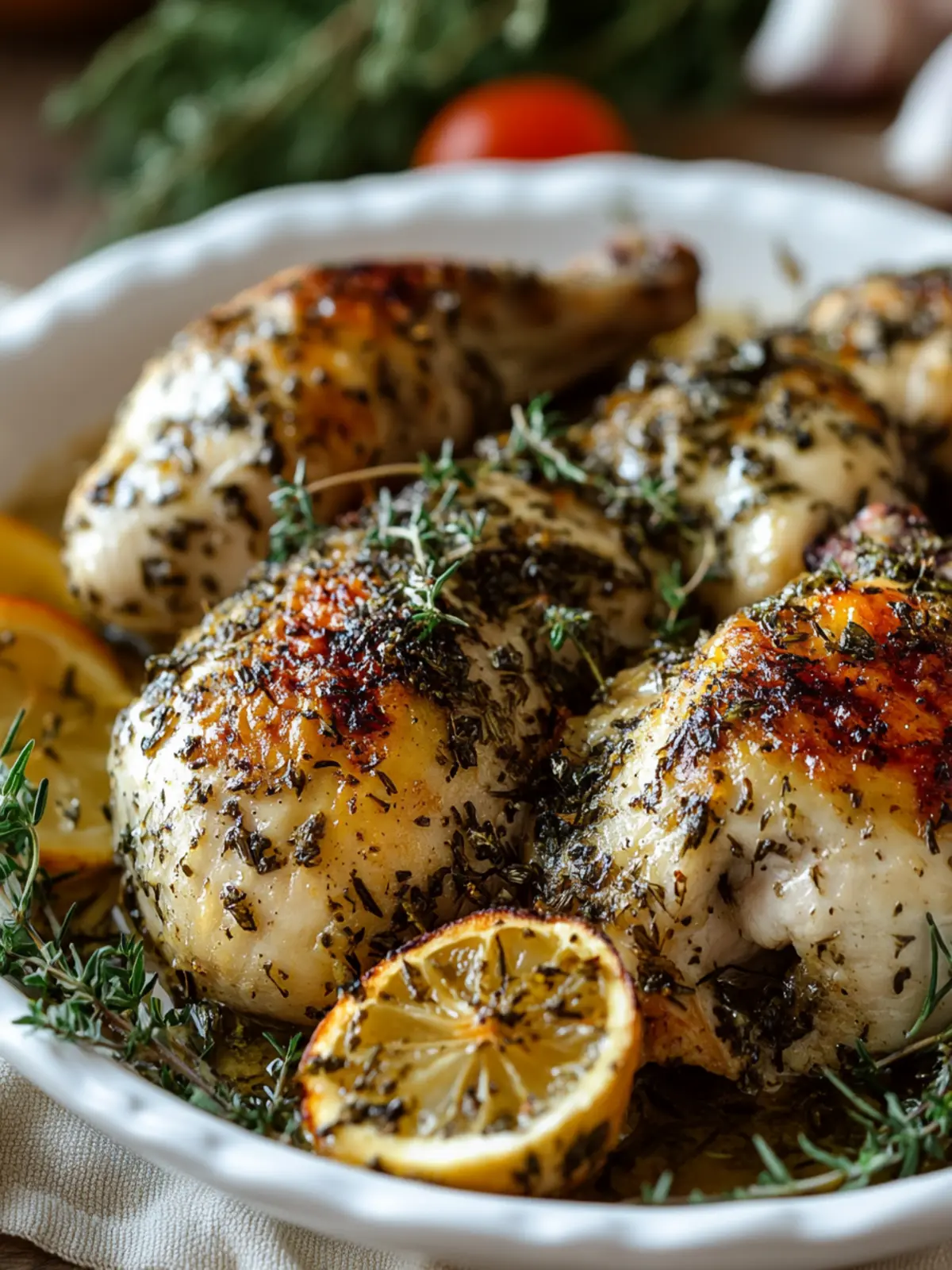 Roasted Garlic Herb Chicken: Comfort Food for Family Nights 2 Roasted Garlic Herb Chicken