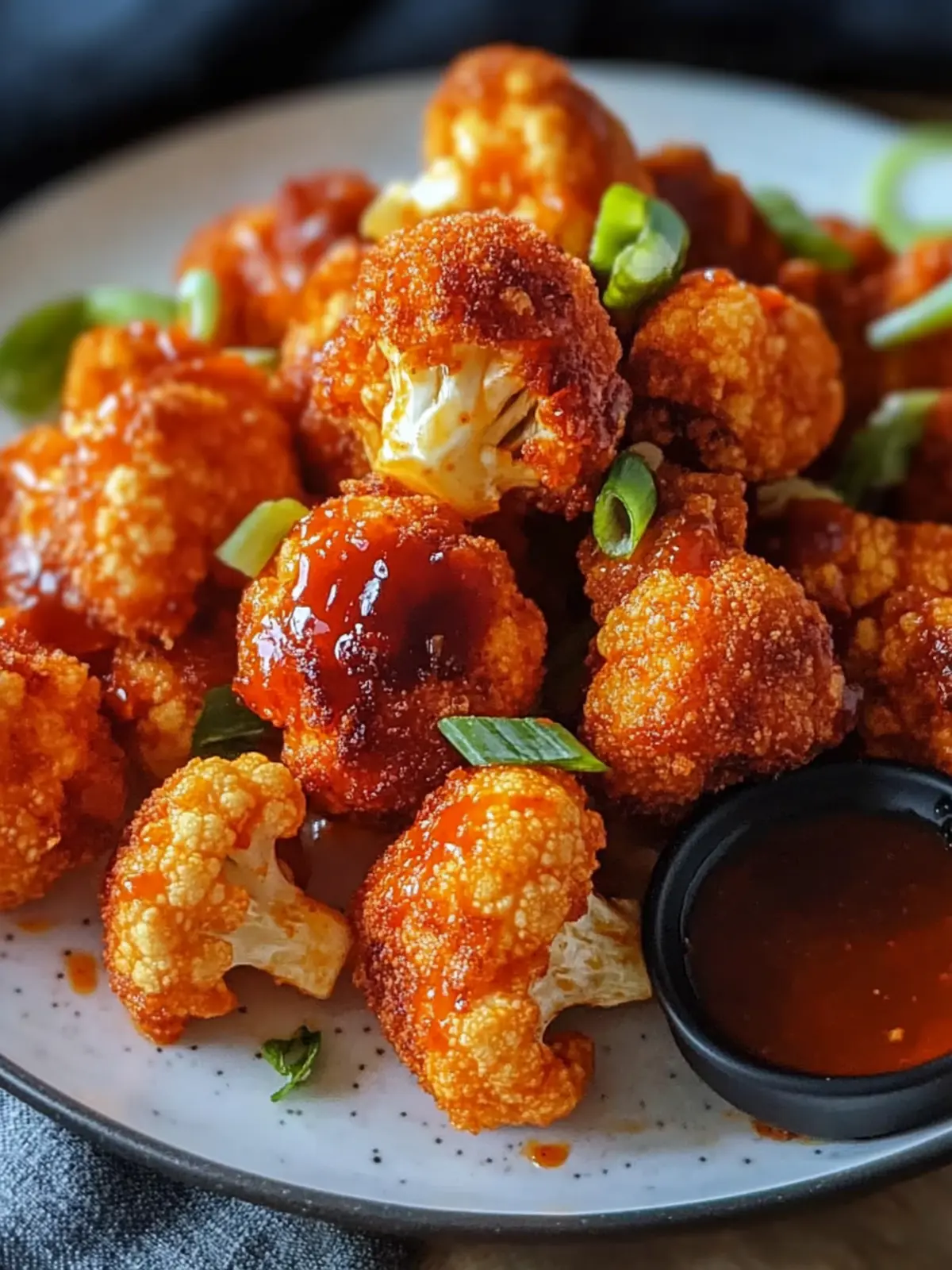 Crispy Buffalo Cauliflower Bites: Your Guilt-Free Flavor Fix 2 Crispy Buffalo Cauliflower Bites