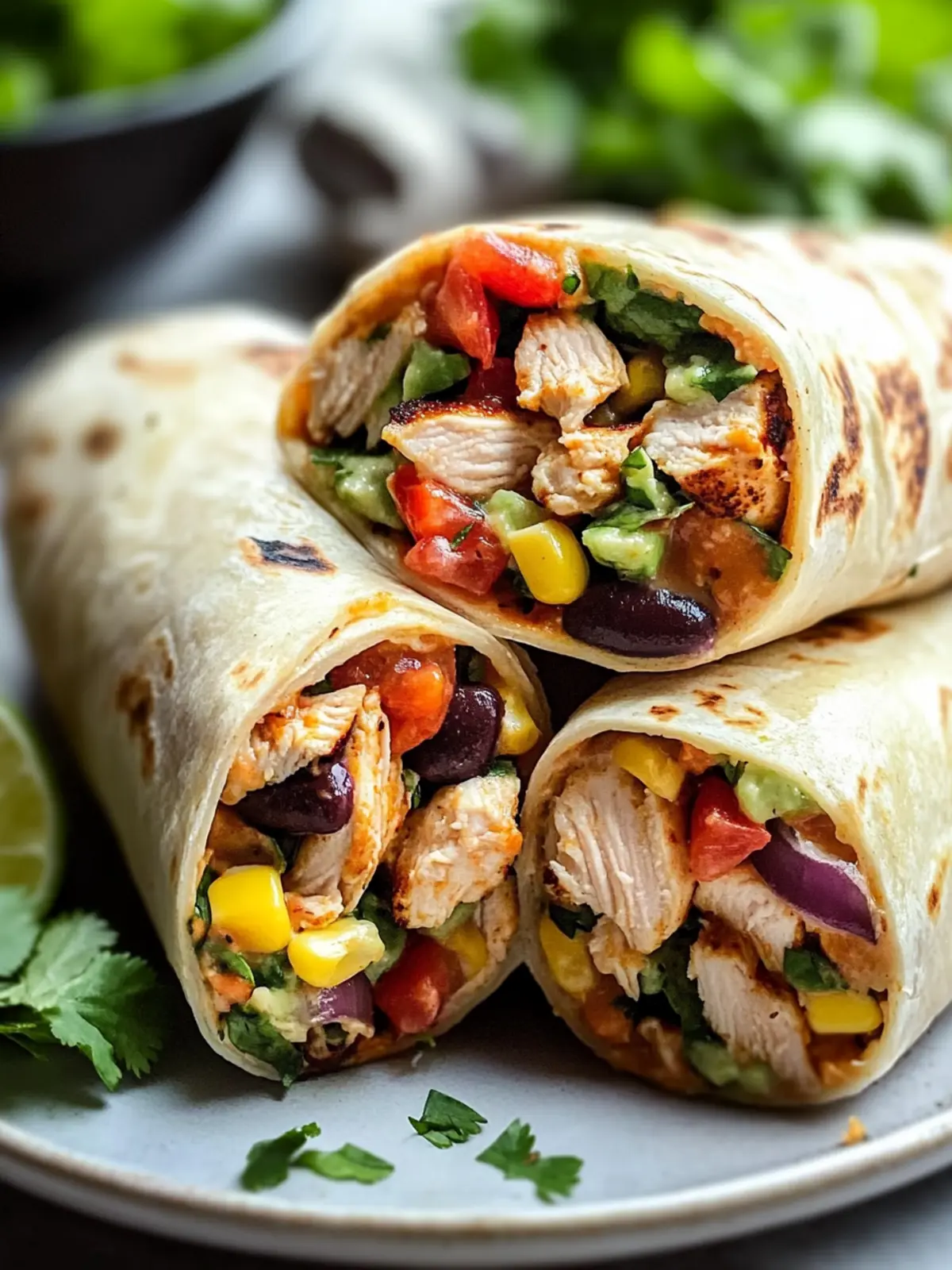 Zesty Southwest Chicken Wraps Ready in 30 Minutes or Less 4 Southwest Chicken Wrap