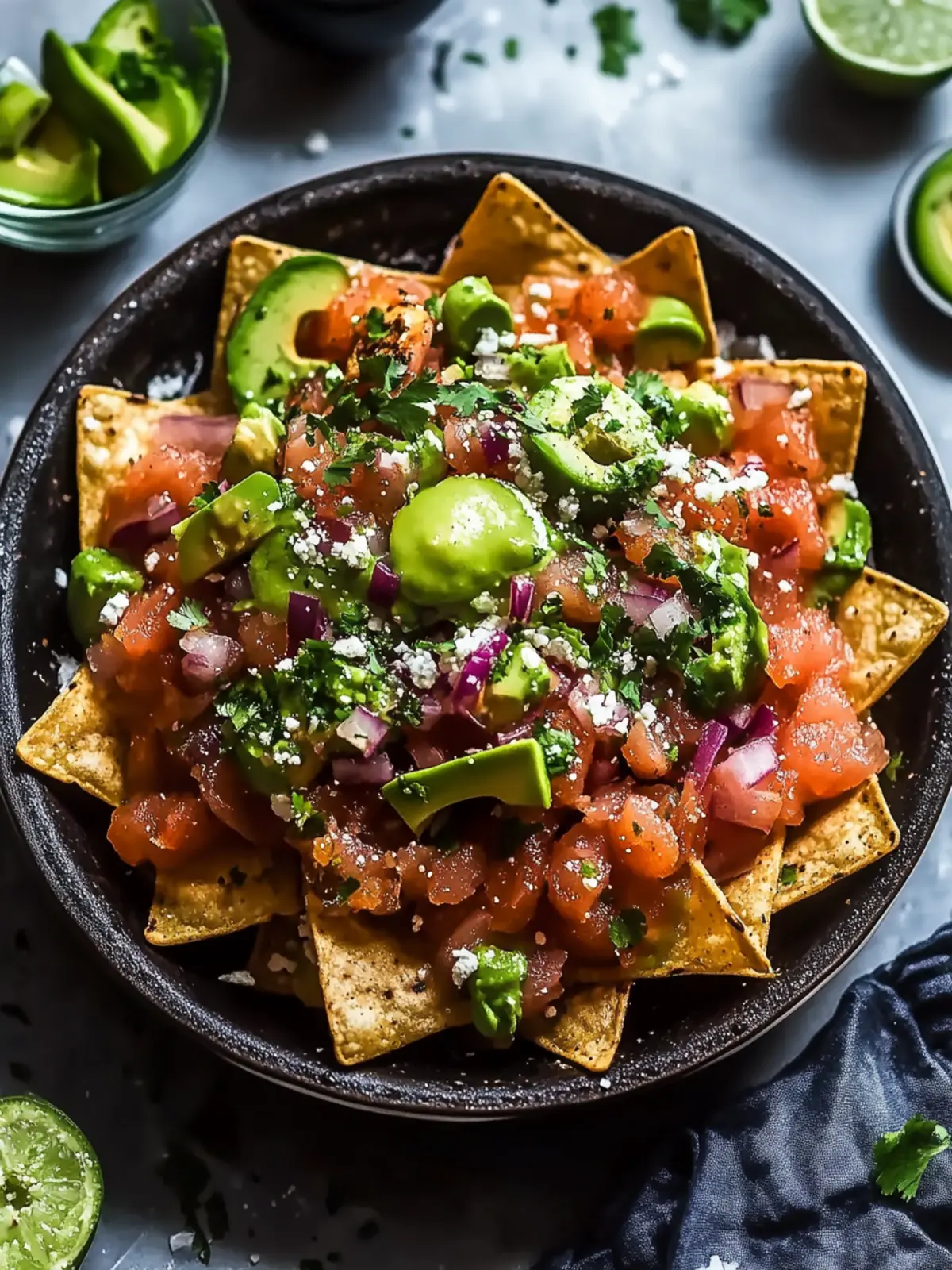 Poke Nachos with Spicy Tuna: Crispy Flavor Fusion Delight 4 Poke Nachos with Spicy Tuna