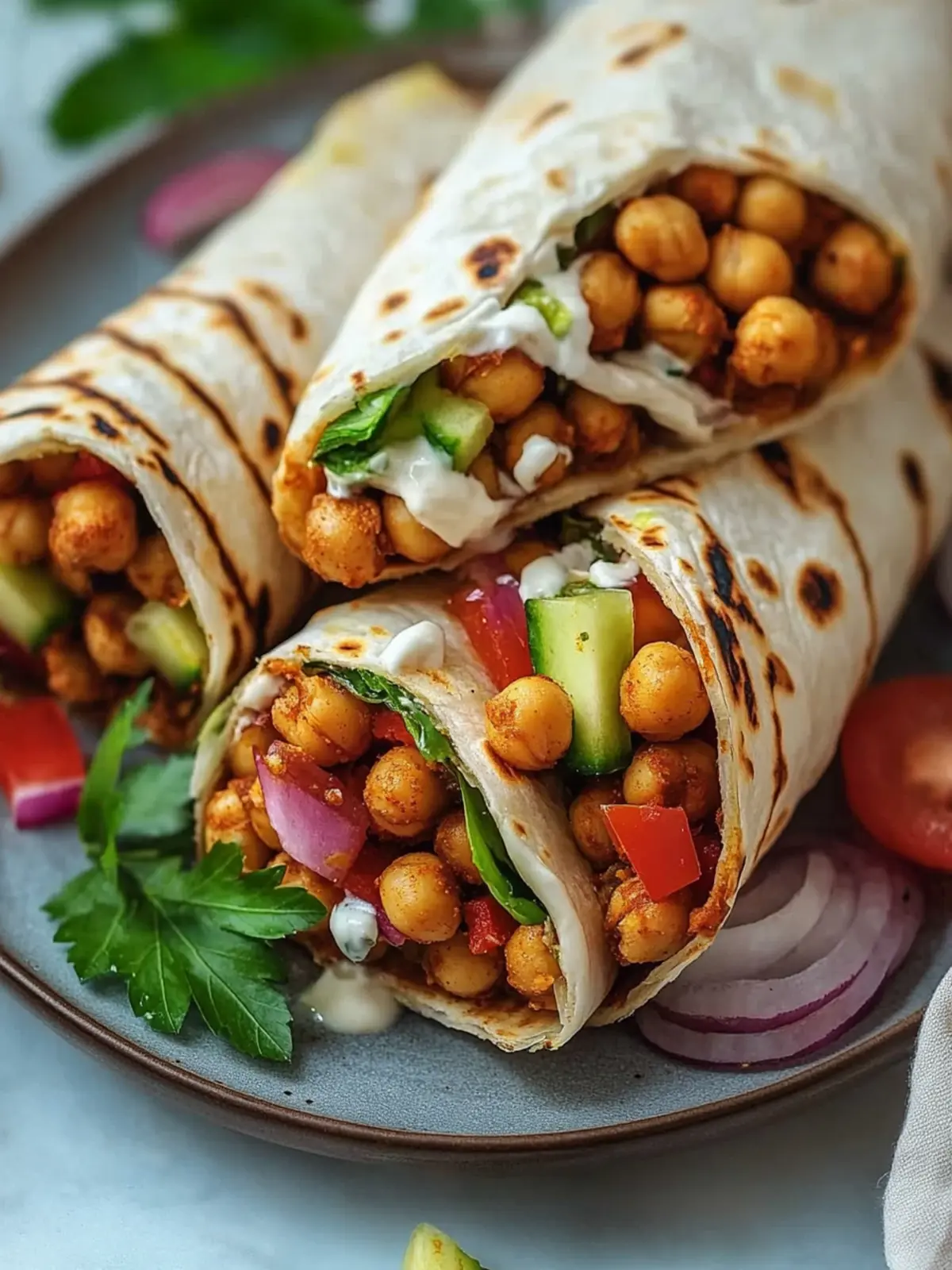 Crispy Chickpea Shawarma Wraps for a Flavor-Packed Meal 3 Crispy Chickpea Shawarma Wraps