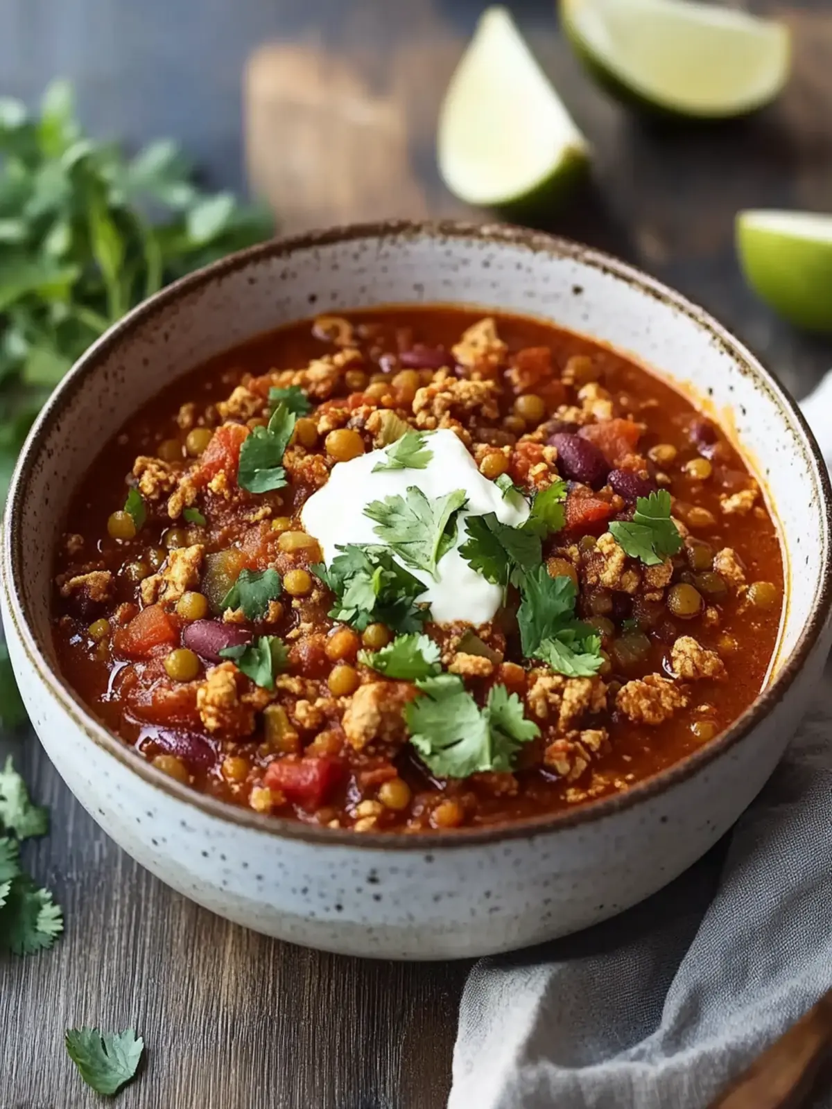 Hearty Turkey and Lentil Chili for Cozy Nights In 2 Turkey and Lentil Chili