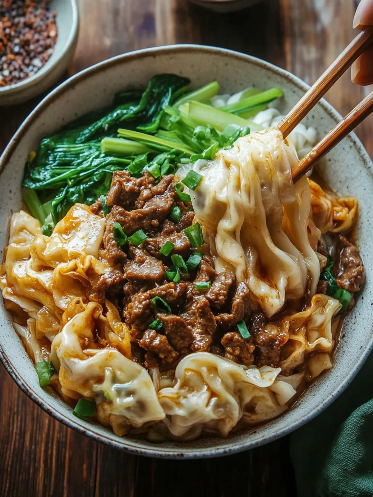 Beef Potsticker Noodle Bowl: Quick, Comforting Delight 5 Beef Potsticker Noodle Bowl