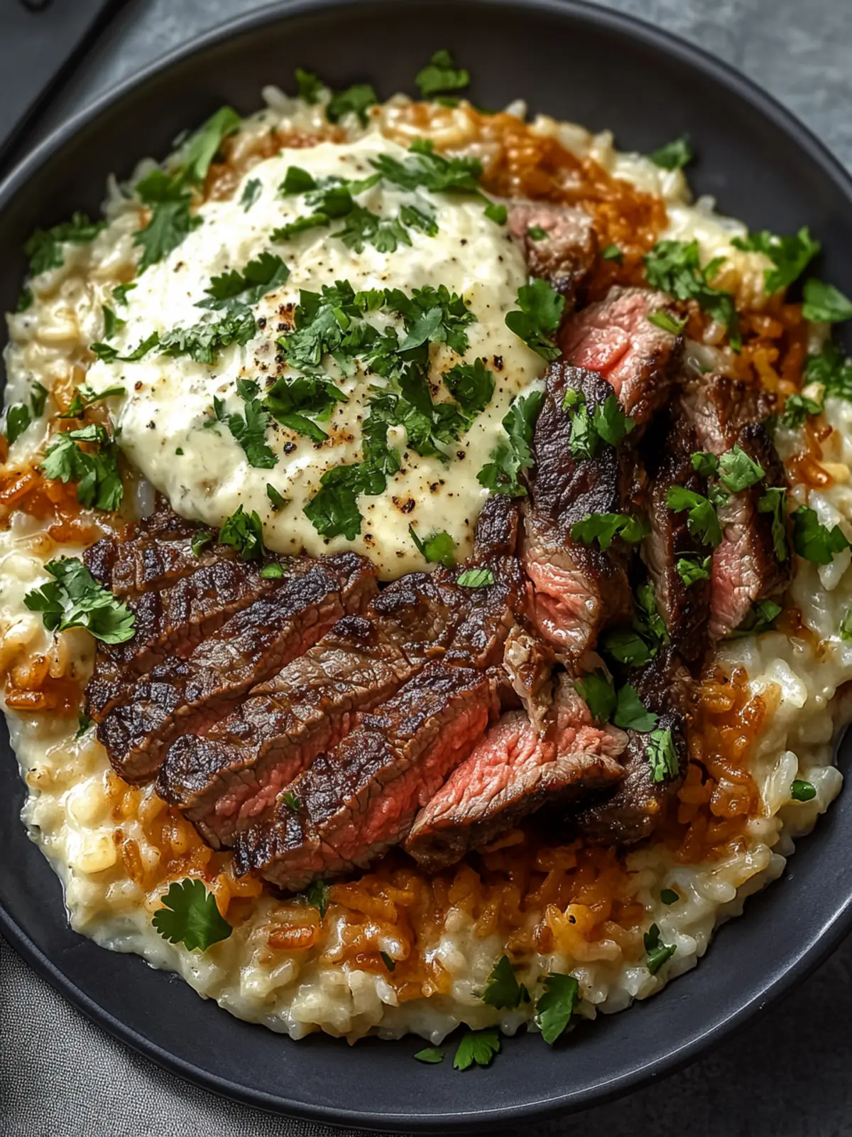 Baked Creamy Queso Rice with Juicy Steak Strips for Cozy Nights 3 Baked Creamy Queso Rice with Juicy Steak Strips