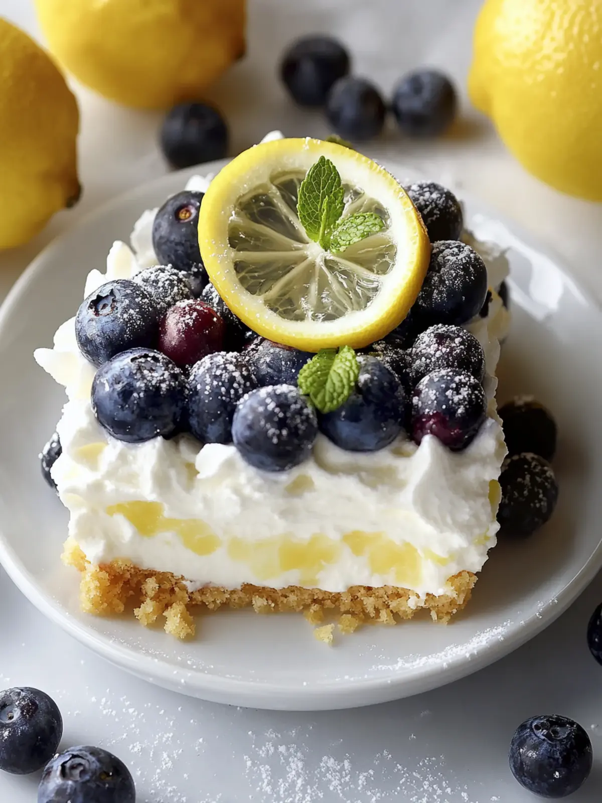 Blueberry Lemon Heaven Dessert: A Creamy No-Bake Delight 2 Blueberry Lemon Heaven Dessert