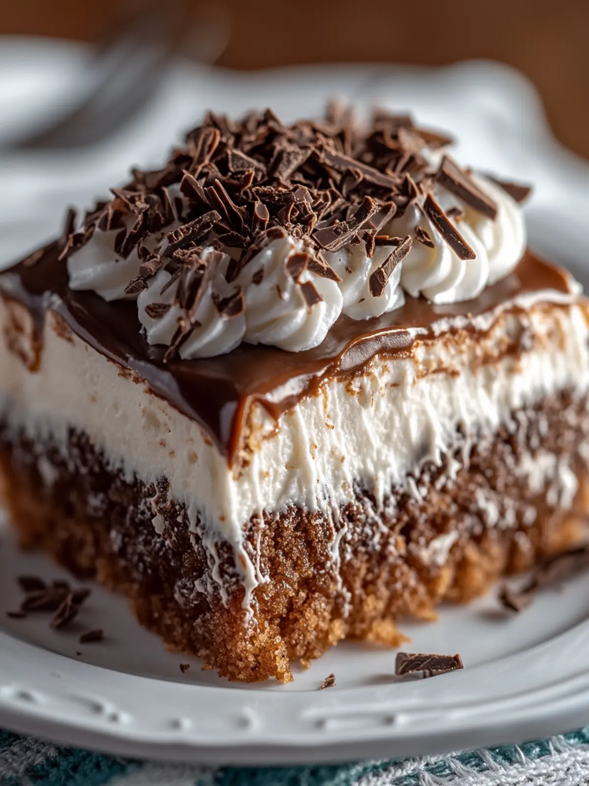 Irresistible German Chocolate Poke Cake with Coconut-Pecan Bliss 3 German Chocolate Poke Cake