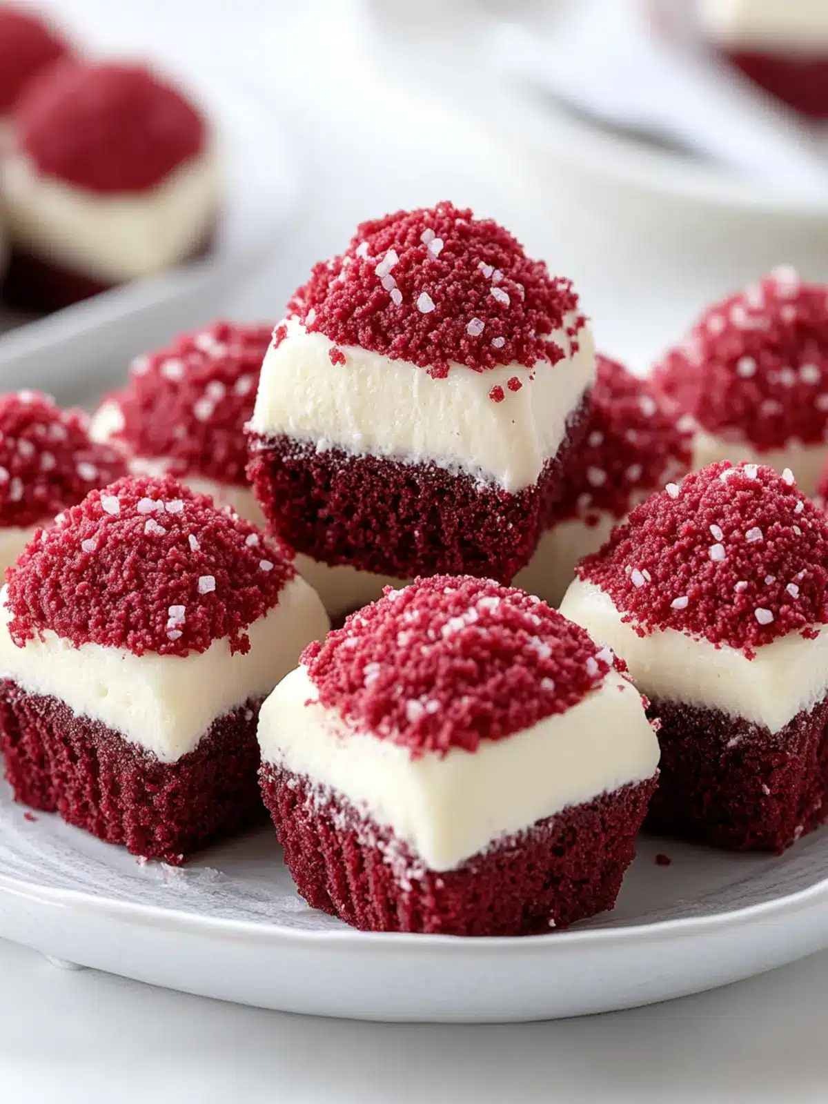 Delightful Red Velvet Cheesecake Bites for Sweet Moments 5 Red Velvet Cheesecake Bites