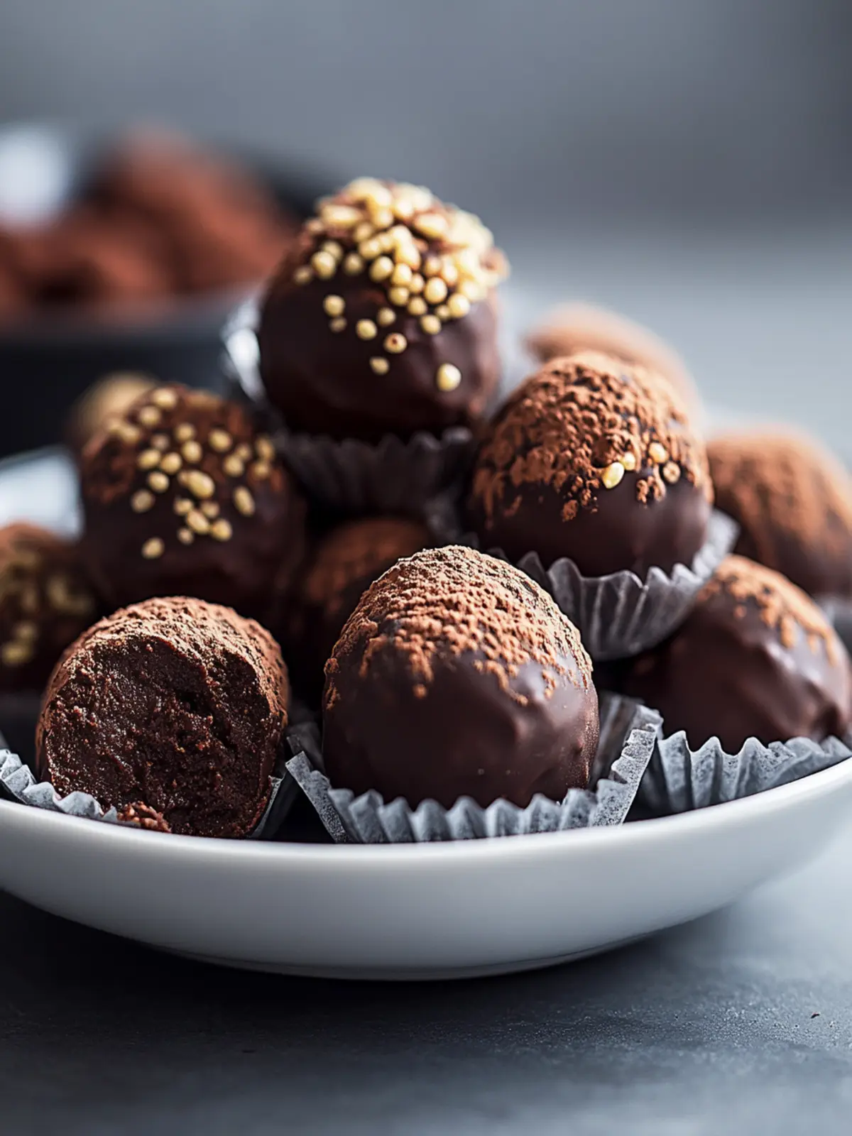 Irresistible Dark Chocolate Truffles Made in 15 Minutes 2 Dark Chocolate Truffles