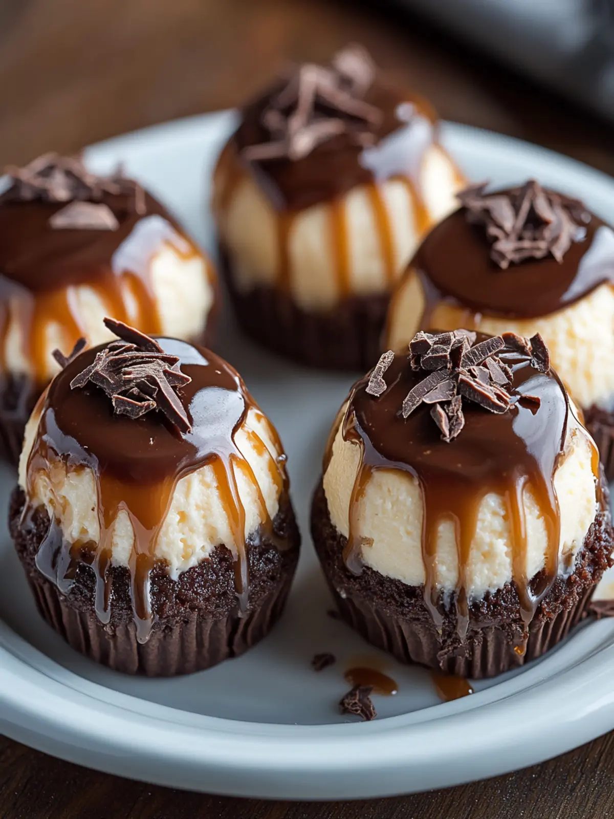 Chocolate Caramel Cheesecake Bites That Wow Every Sweet Tooth 5 Chocolate Caramel Cheesecake Bites