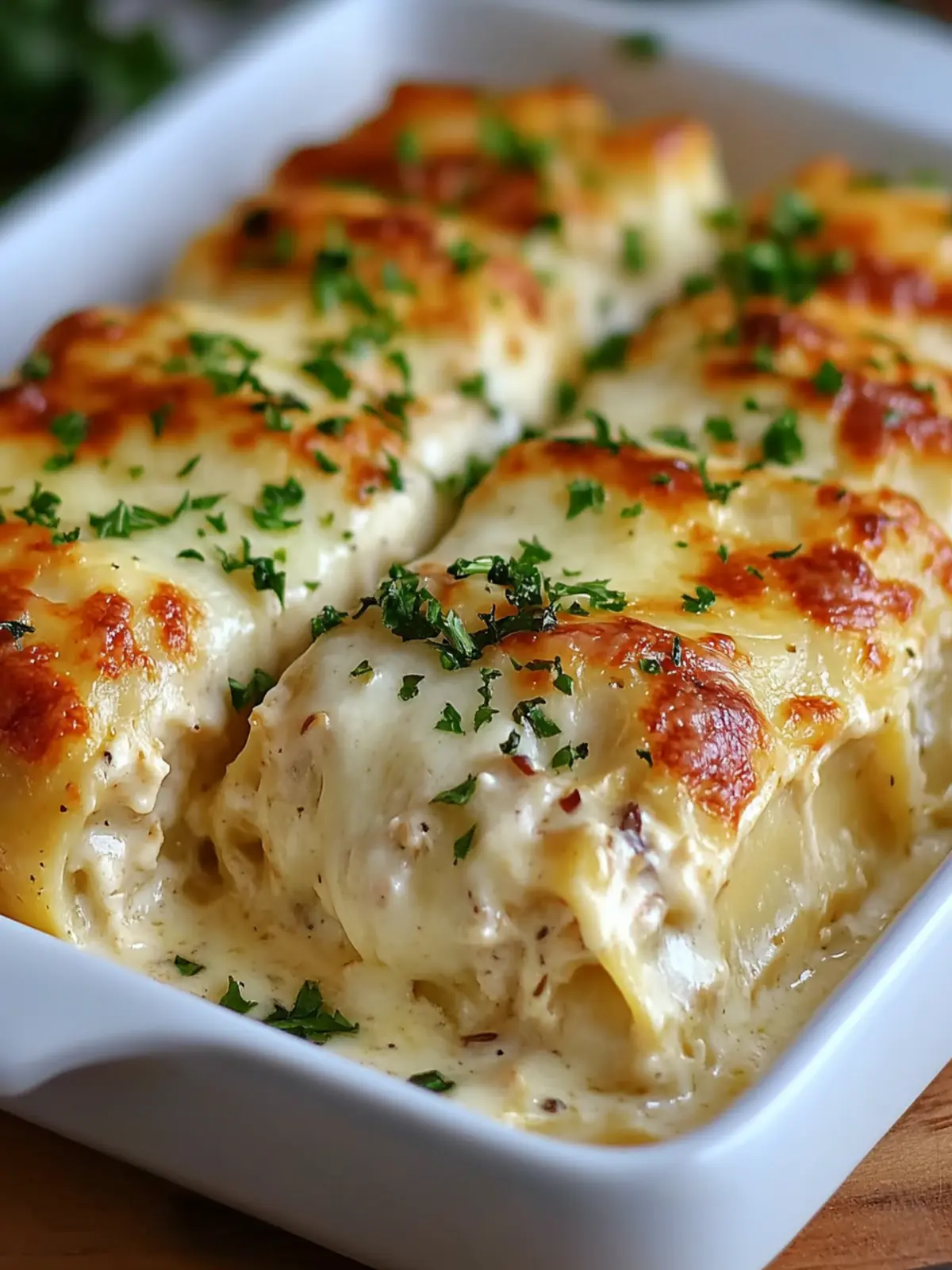 Creamy Chicken Alfredo Lasagna Rolls for Easy Family Dinners 4 Chicken Alfredo Lasagna Rolls