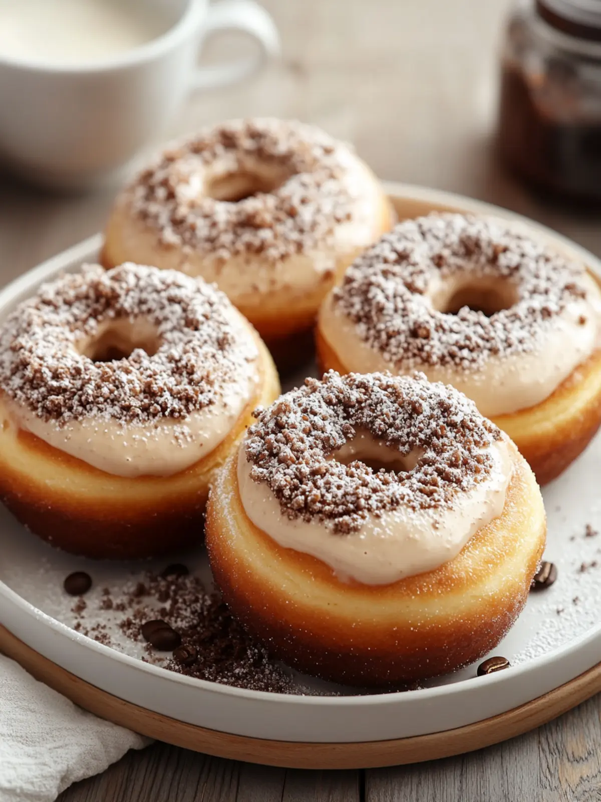 Indulgent Coffee Cream-Filled Donuts to Sweeten Your Morning 2 Coffee Cream-Filled Donuts