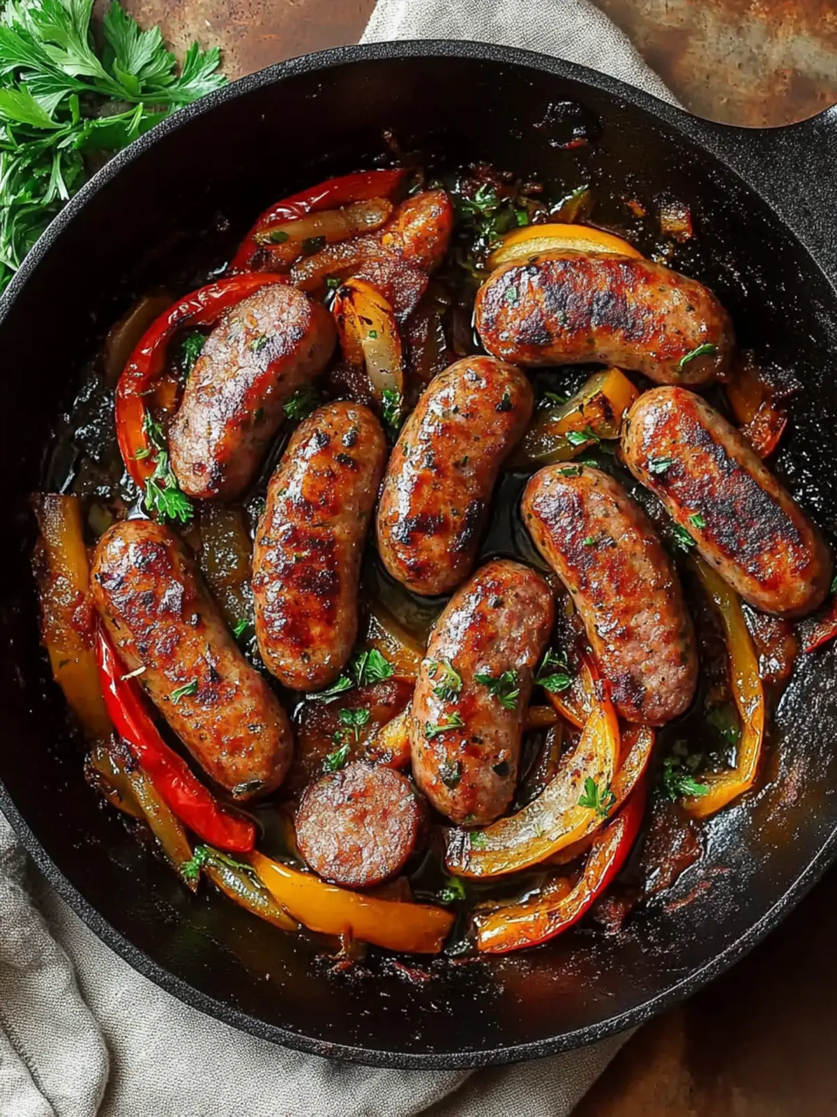 Savor This 25-Minute Sausage Skillet with Andouille Sausage 5 Sausage Skillet with Andouille Sausage