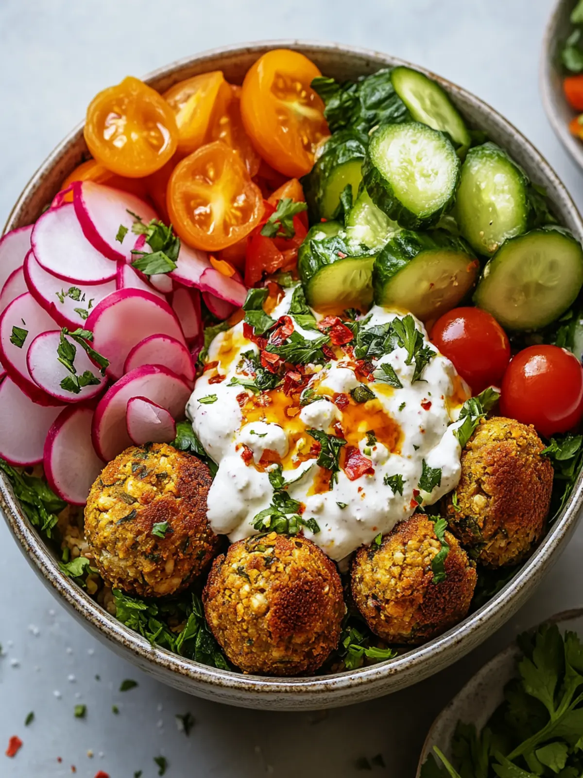 Loaded Falafel Bowl: Wholesome Goodness in Every Bite 3 Loaded Falafel Bowl