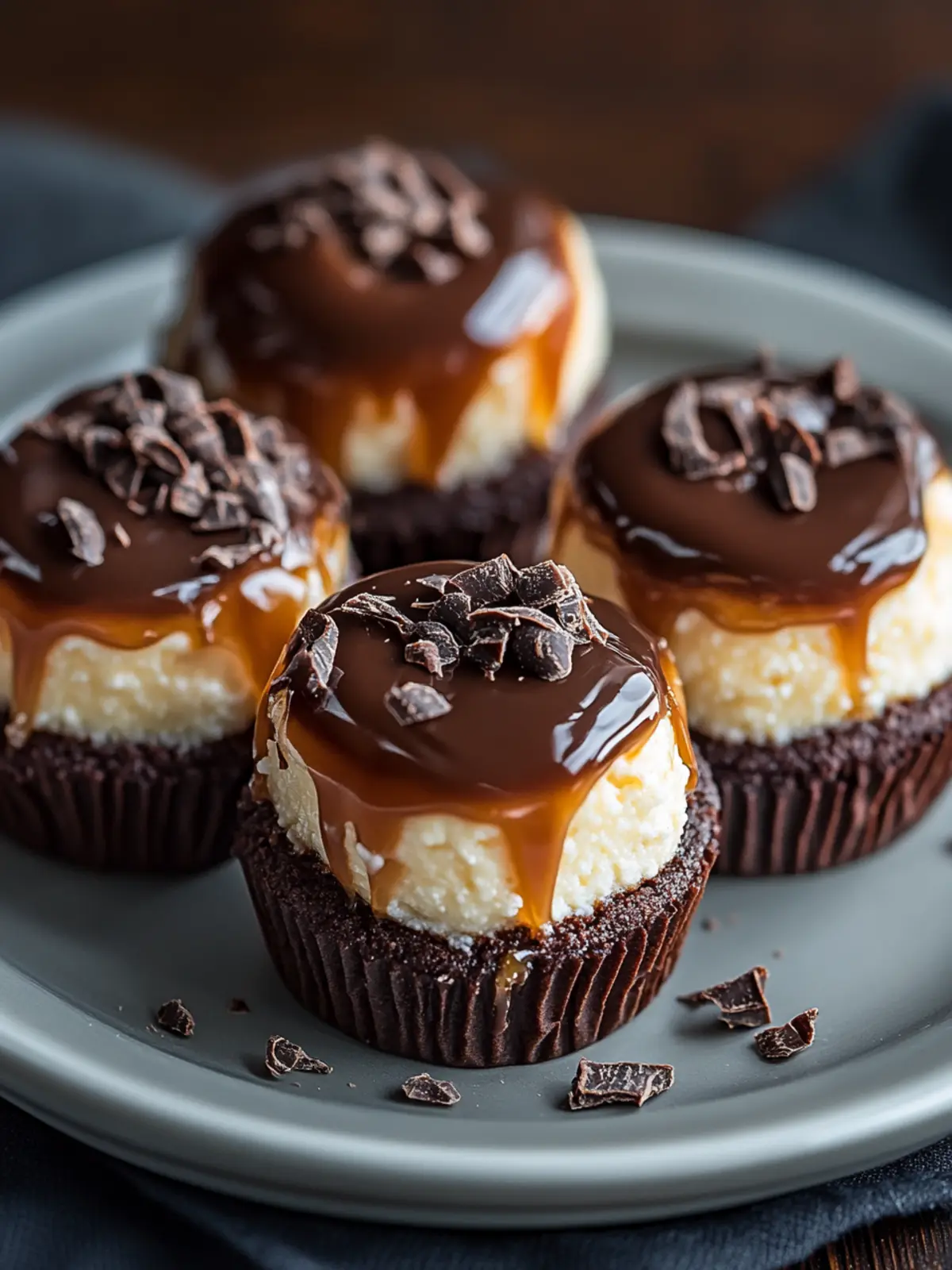 Chocolate Caramel Cheesecake Bites That Wow Every Sweet Tooth 3 Chocolate Caramel Cheesecake Bites
