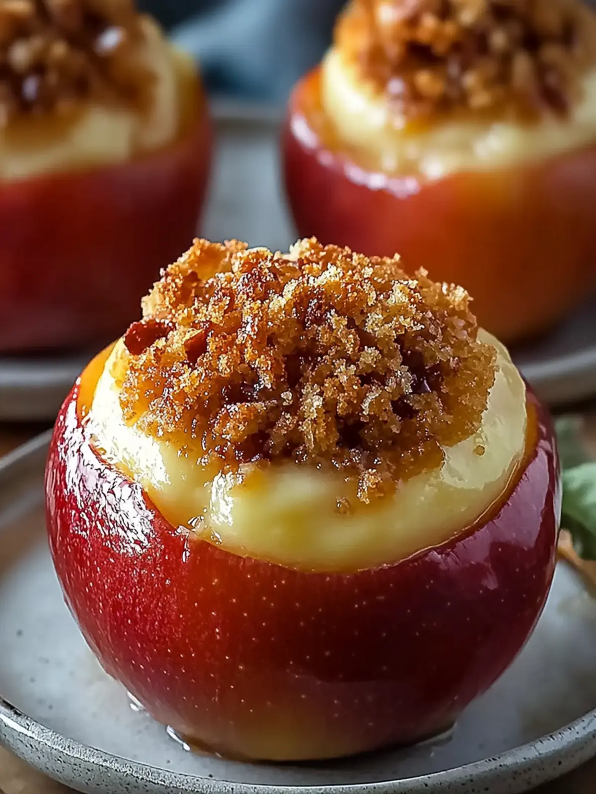 Cheesecake Stuffed Baked Apples for Guilt-Free Indulgence 2 Cheesecake Stuffed Baked Apples