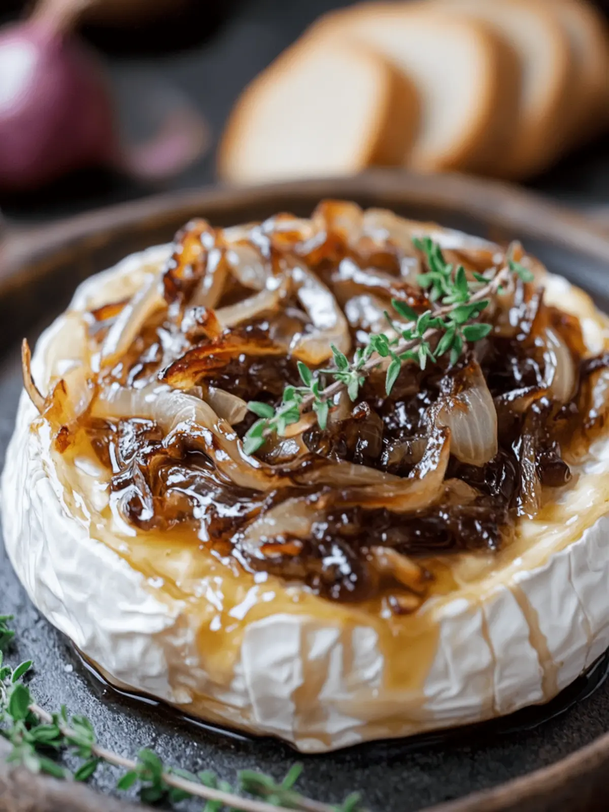 Baked Brie with Caramelized Onions: Your New Favorite Appetizer 3 Baked Brie with Caramelized Onions