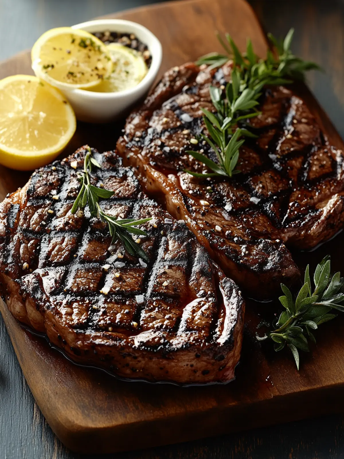 Savor Juicy Grilled Steak with Garlic and Rosemary Magic 3 Grilled Steak