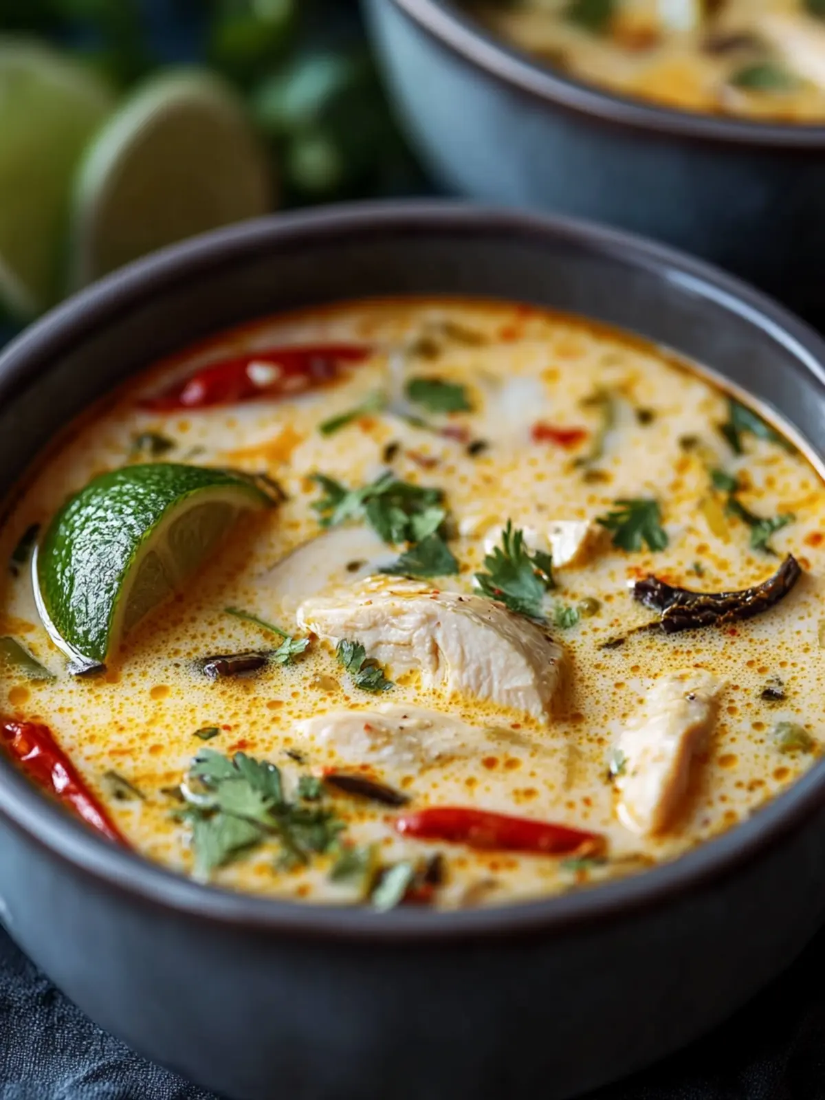 Spicy Thai Coconut Chicken Soup for Cozy Nights In 3 Spicy Thai Coconut Chicken Soup