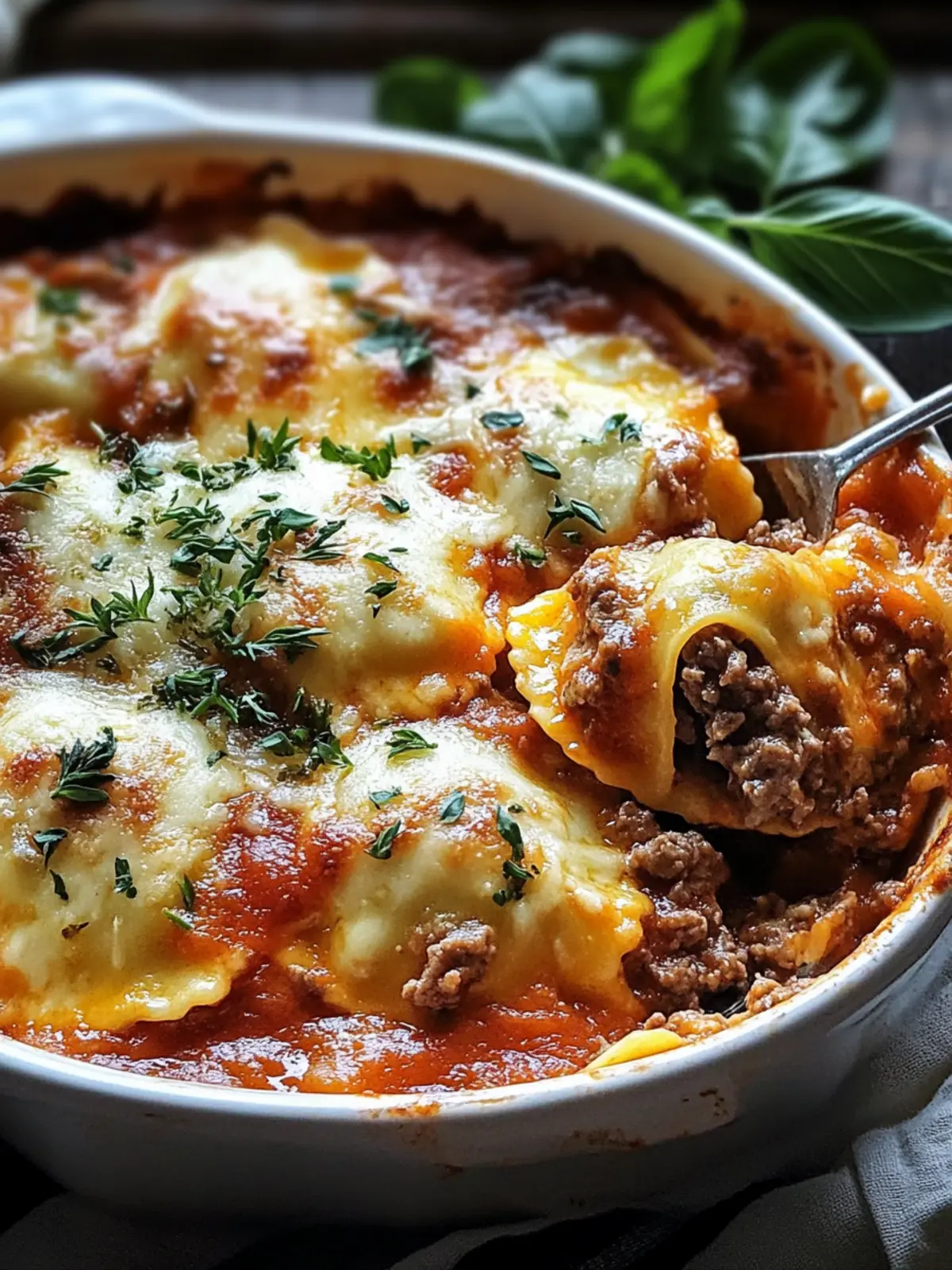 Decadent Beef and Cheese Ravioli Casserole for Ultimate Comfort 3 Decadent Beef And Cheese Ravioli Casserole