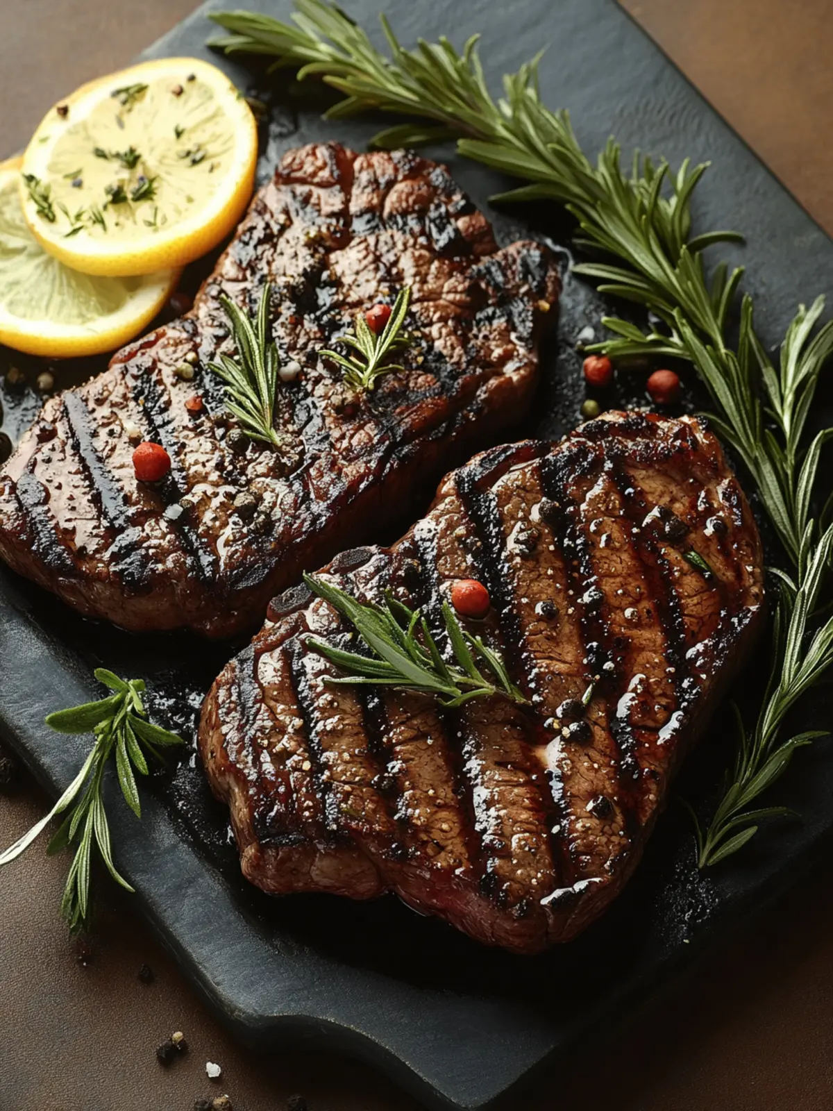 Savor Juicy Grilled Steak with Garlic and Rosemary Magic 2 Grilled Steak