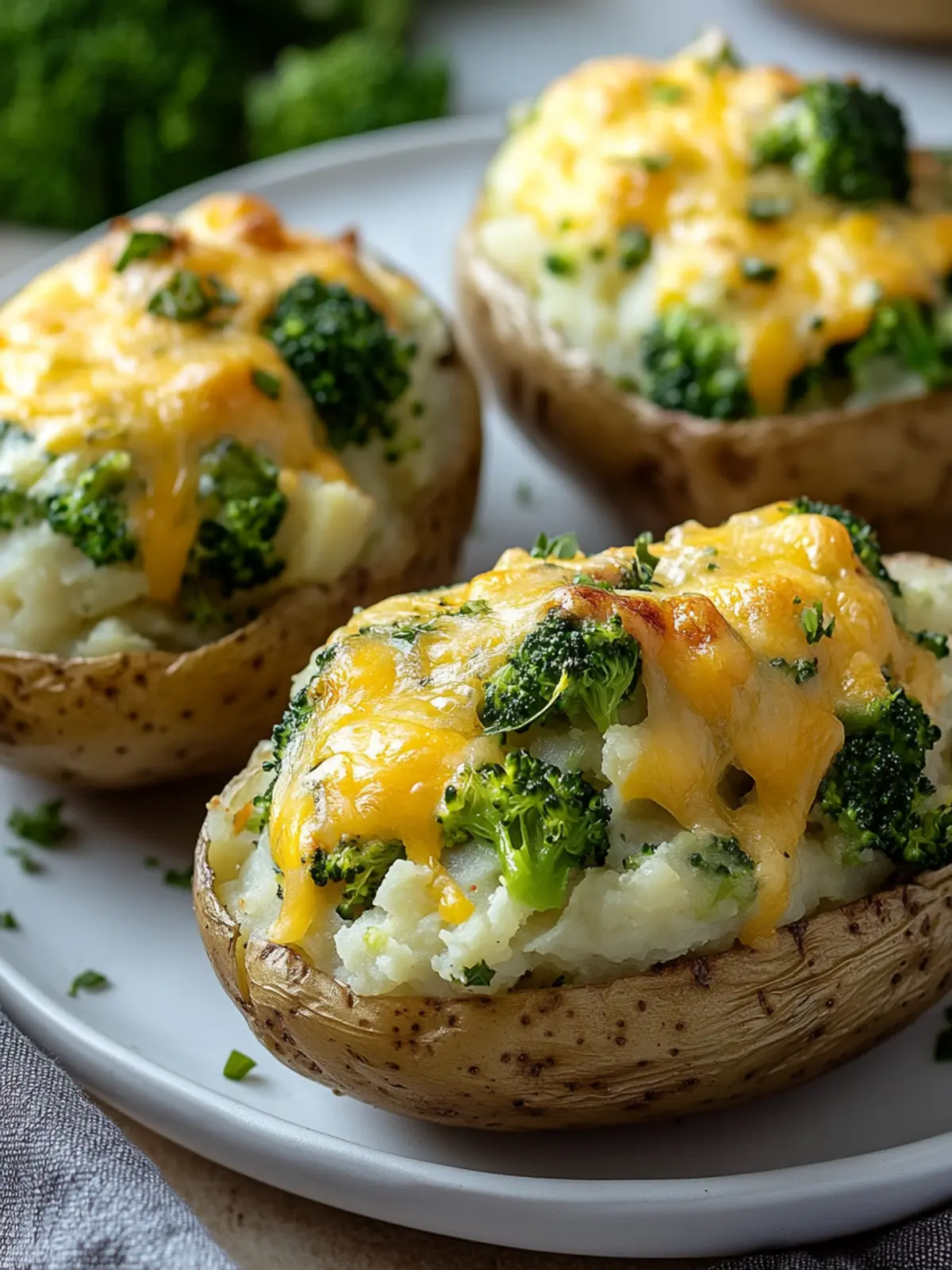Cheesy Broccoli Stuffed Potatoes for Ultimate Comfort Food 3 Cheesy Broccoli Stuffed Potatoes