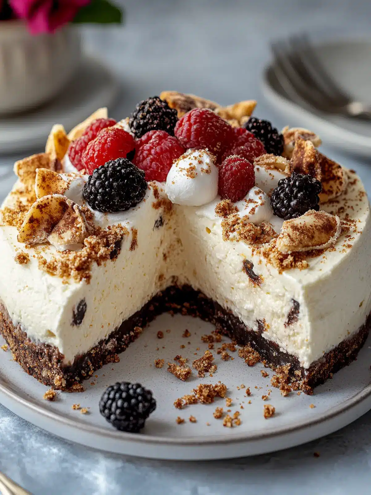 Delicious Cannoli Cheesecake: A Twist on Classic Indulgence 5 Cannoli Cheesecake