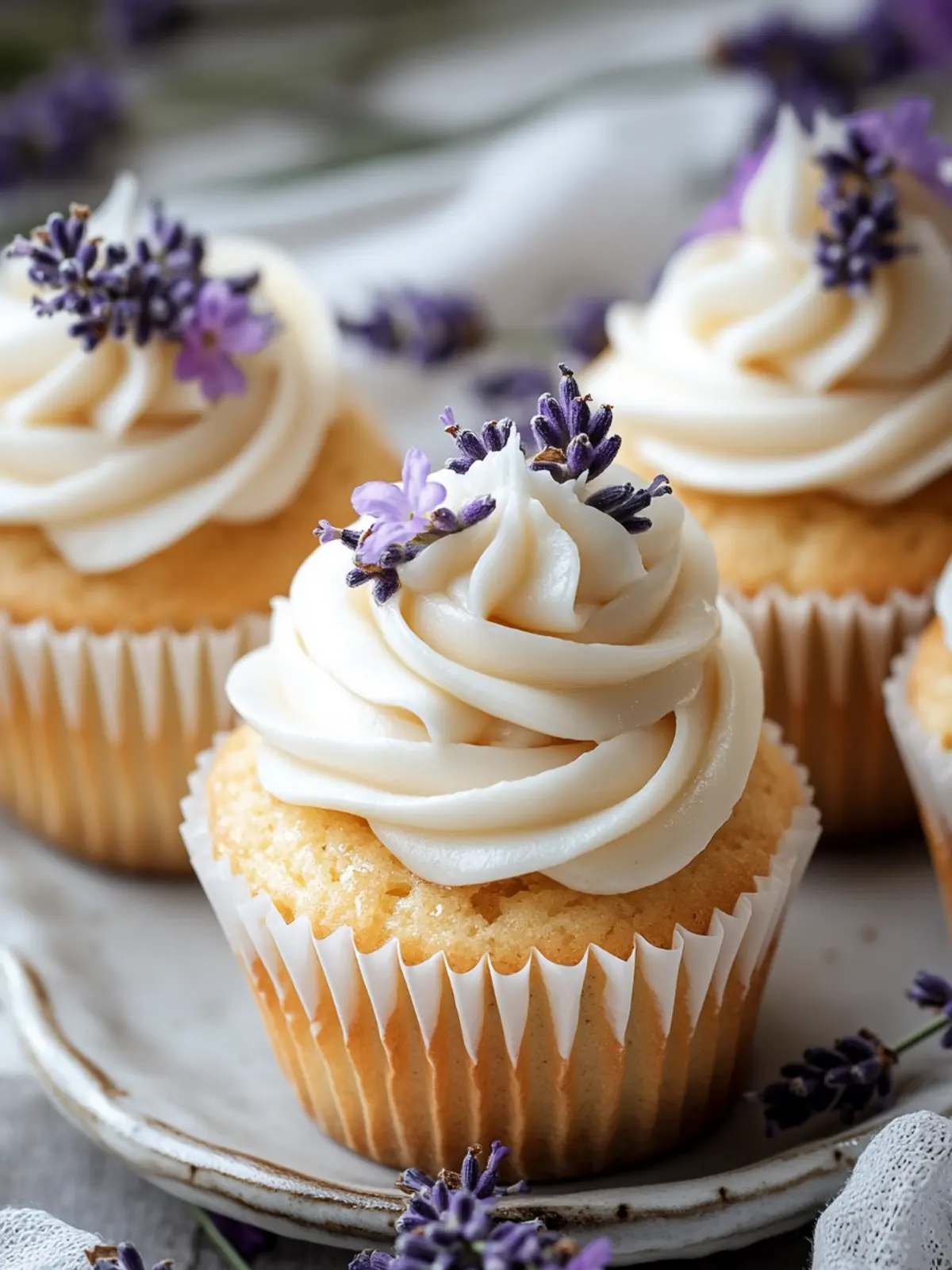 Lavender Honey Cupcakes: A Sweet Floral Delight to Savor 5 Lavender Honey Cupcakes