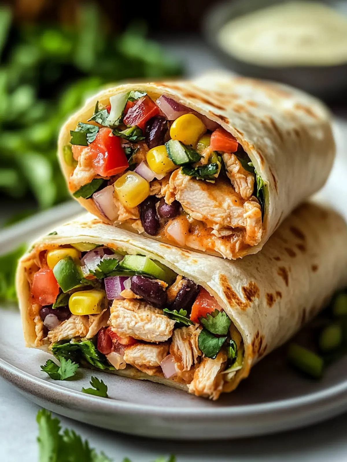 Zesty Southwest Chicken Wraps Ready in 30 Minutes or Less 3 Southwest Chicken Wrap