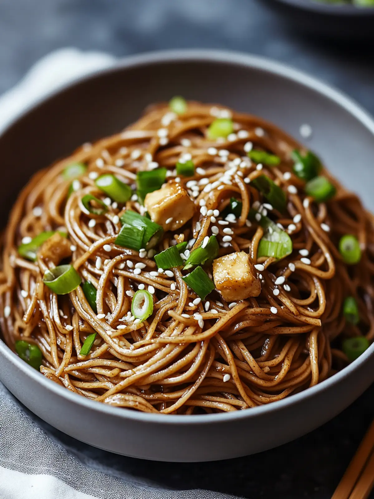 Irresistibly Easy Garlic Sesame Soba Noodles Recipe 4 Garlic Sesame Soba Noodles