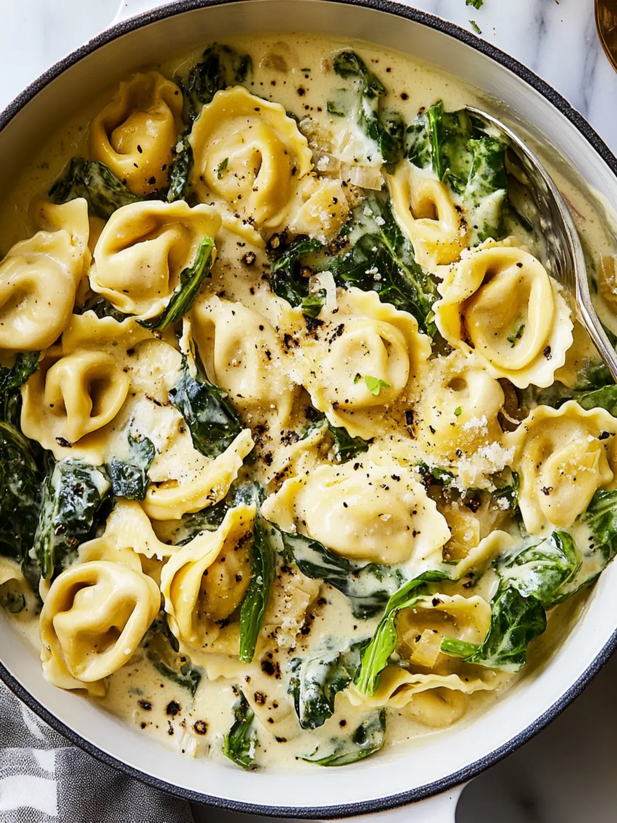 One-Pot Creamy Tortellini & Greens for Quick Weeknight Wins 5 One-Pot Creamy Tortellini & Greens