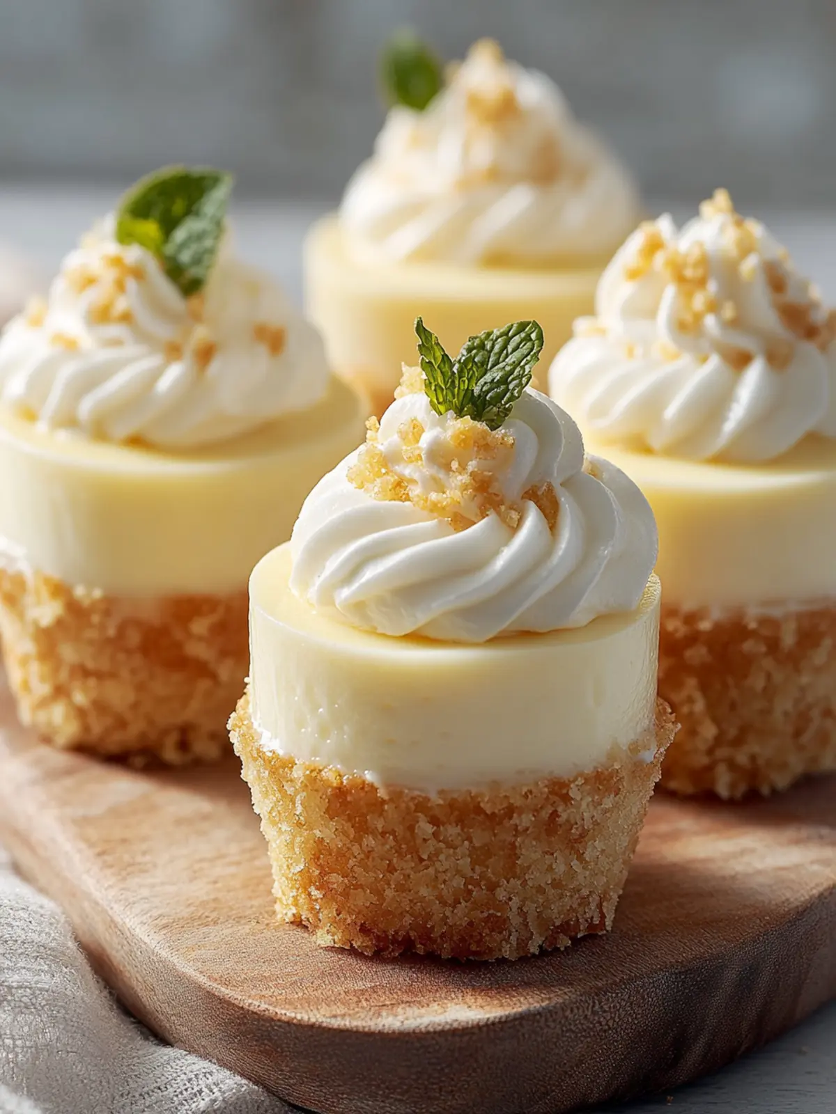 Delight in Vanilla Custard Cheesecake Cups: Easy Taste Sensation 2 Vanilla Custard Cheesecake Cups