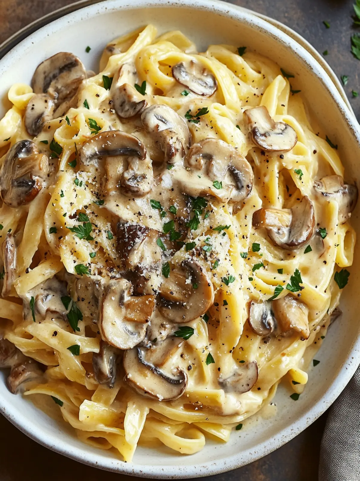 Decadent Creamy Mushroom Pasta Ready in Just 30 Minutes 5 Creamy Mushroom Pasta