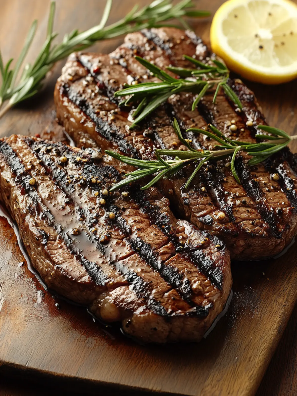 Savor Juicy Grilled Steak with Garlic and Rosemary Magic 4 Grilled Steak