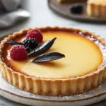 Decadent Vanilla Bean Flan Tart with Buttery Crust Delight 8 Vanilla Bean Flan Tart