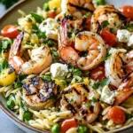 Zesty Greek-Style Lemony Grilled Shrimp Orzo Salad You’ll Love 2 Greek-Style Lemony Grilled Shrimp Orzo Salad