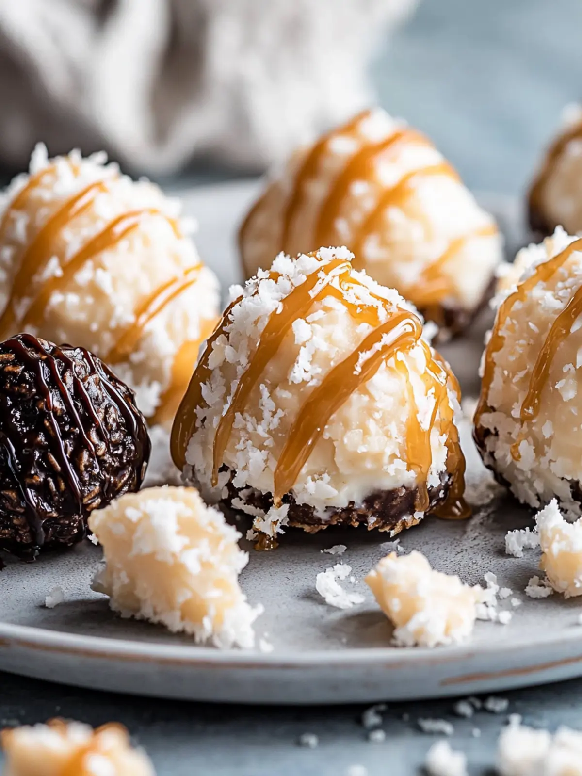 Samoa Truffles: Irresistible Chocolate-Coconut Bliss Balls 4 Samoa Truffles