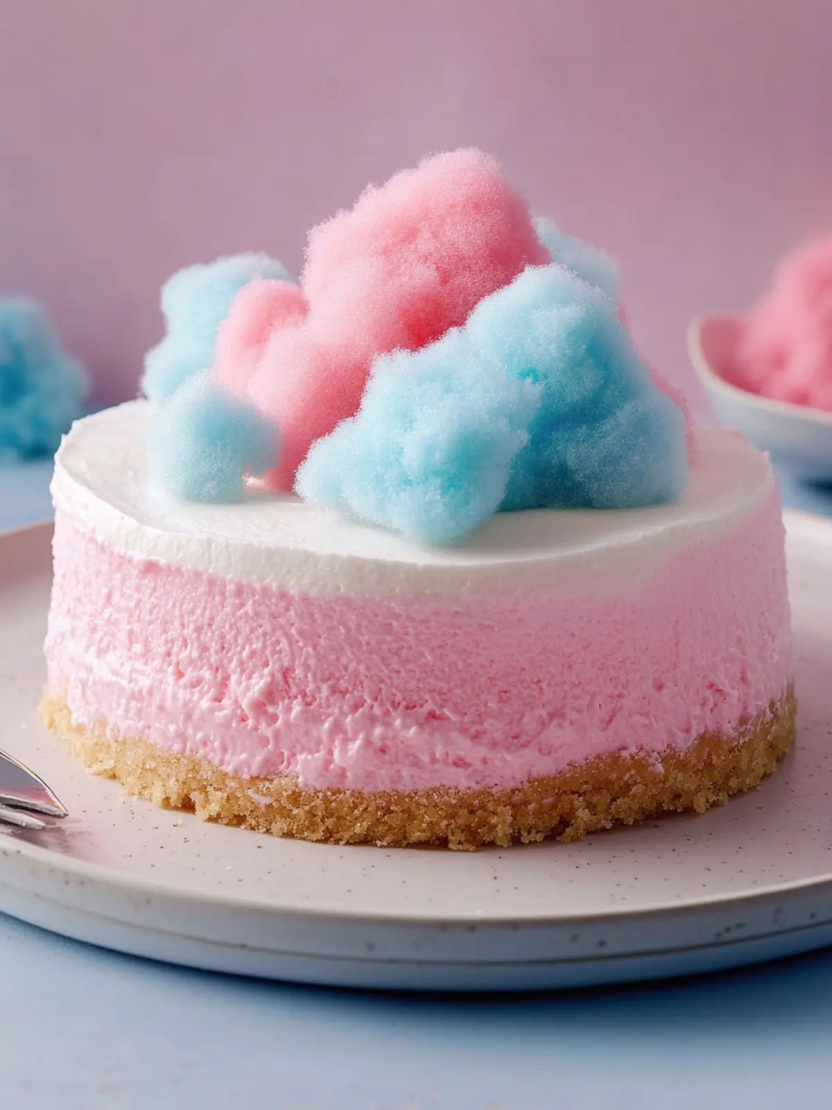 Cotton Candy Cheesecake: A Sweet Twist for Your Celebrations 5 Cotton Candy Cheesecake