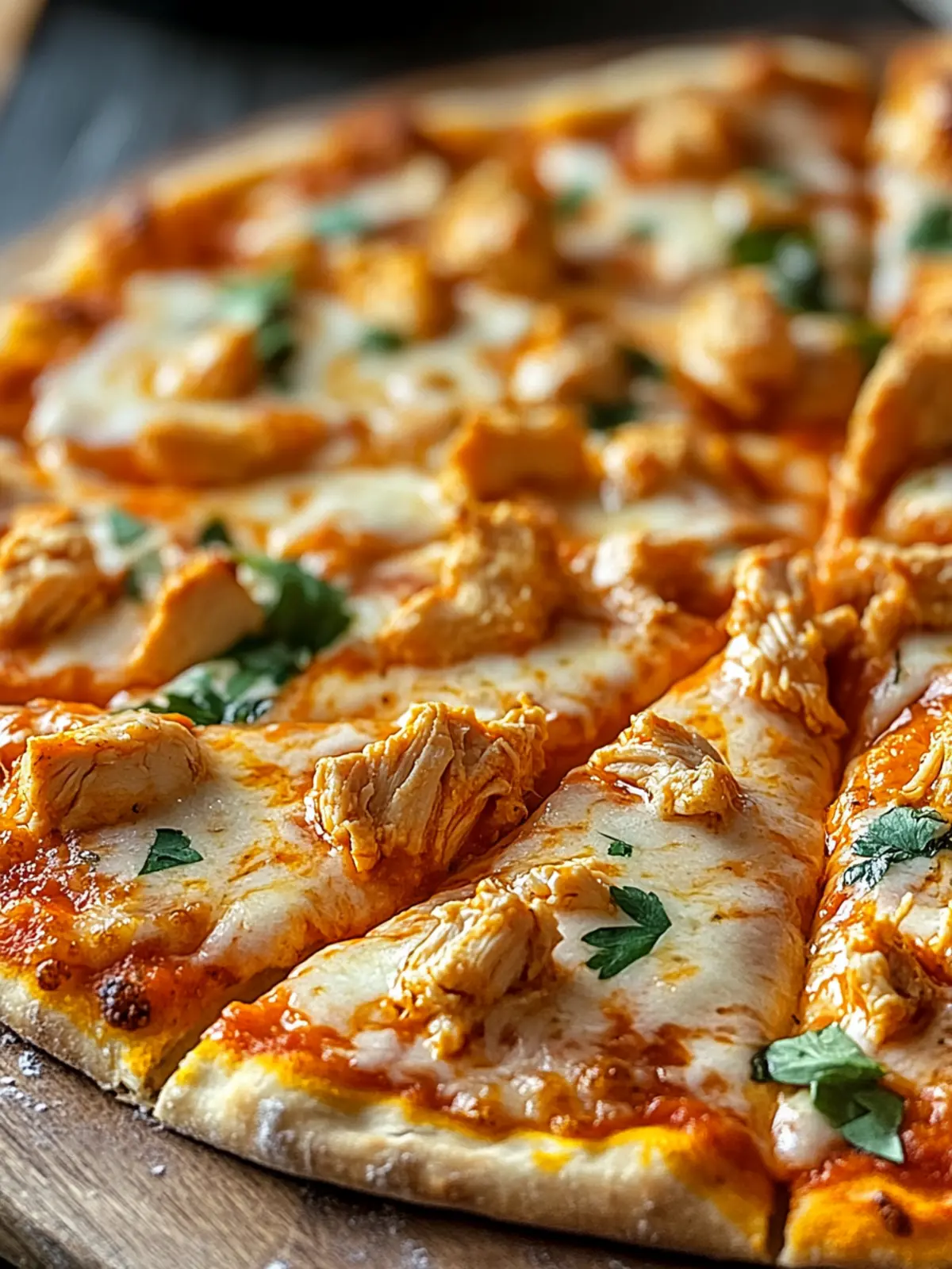 Delicious Buffalo Chicken Pizza Ready in Just 25 Minutes 4 Buffalo Chicken Pizza