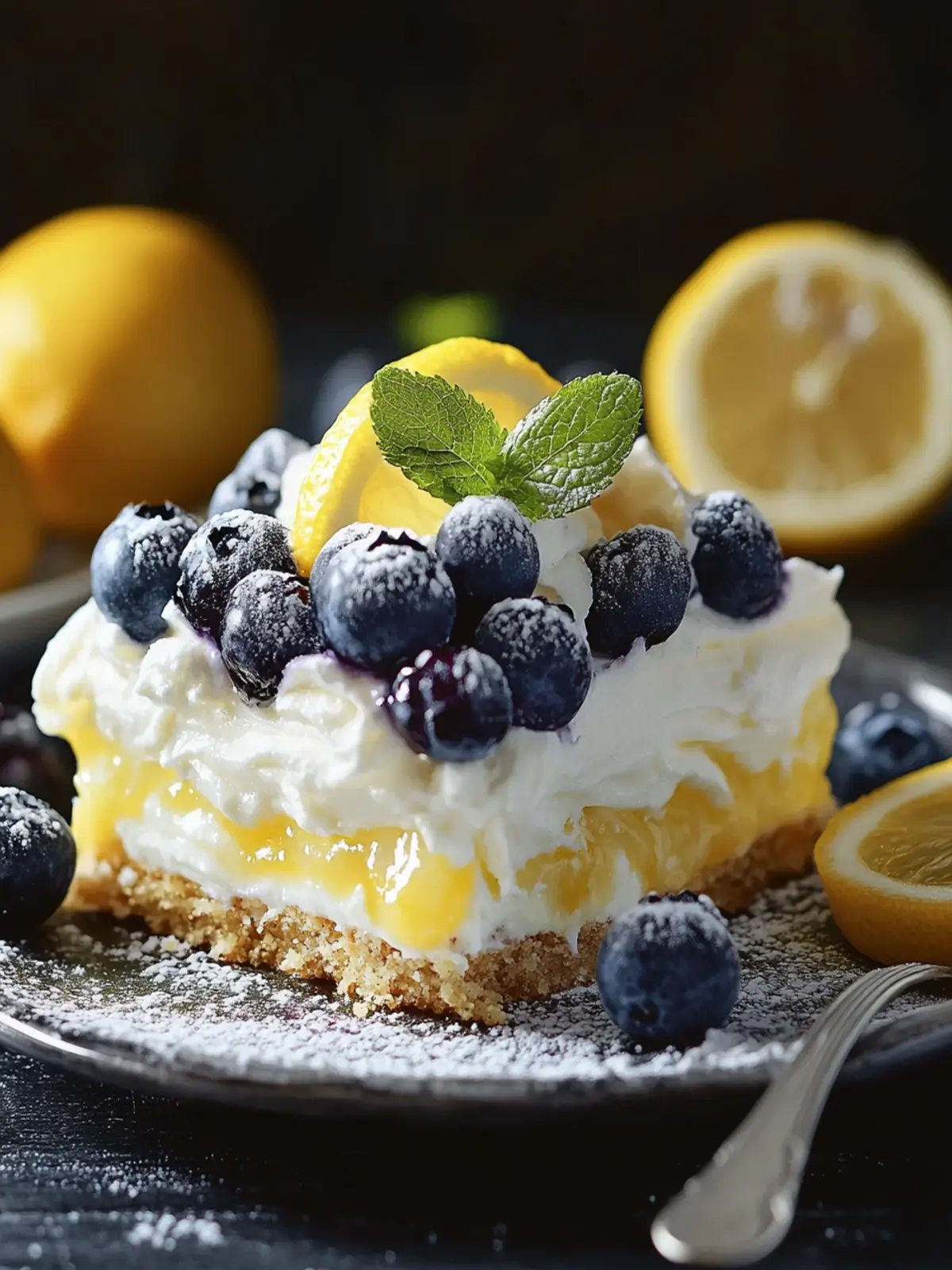 Blueberry Lemon Heaven Dessert: A Creamy No-Bake Delight 4 Blueberry Lemon Heaven Dessert