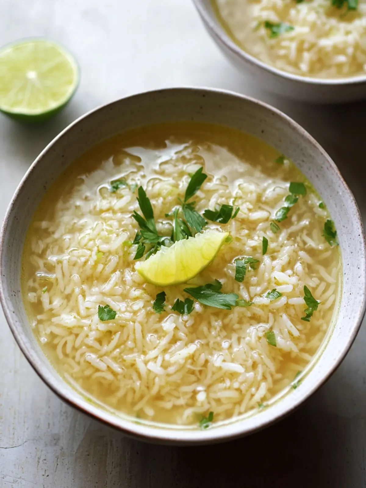 Ginger and Lime Brothy Rice for a Cozy Vegan Comfort Meal 2 Ginger and Lime Brothy Rice