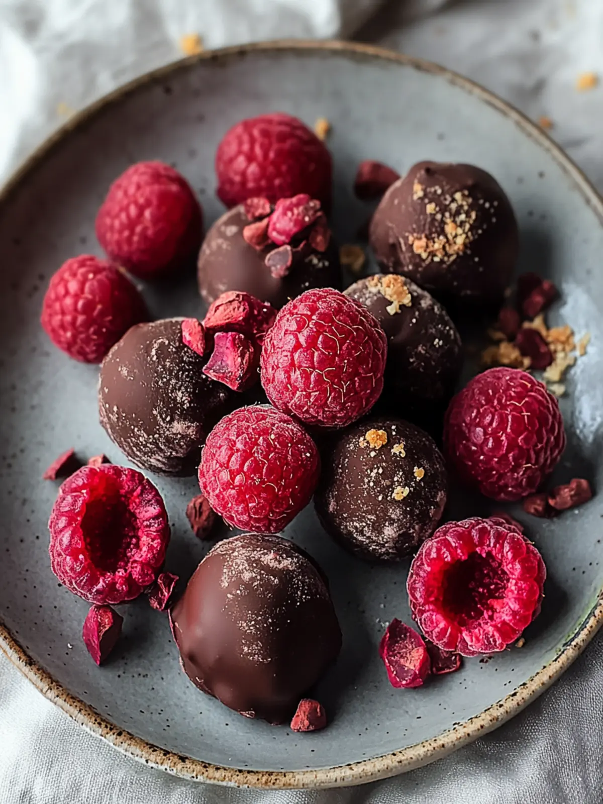 Decadent Dark Chocolate Raspberry Truffles You’ll Adore 4 Dark Chocolate Raspberry Truffles
