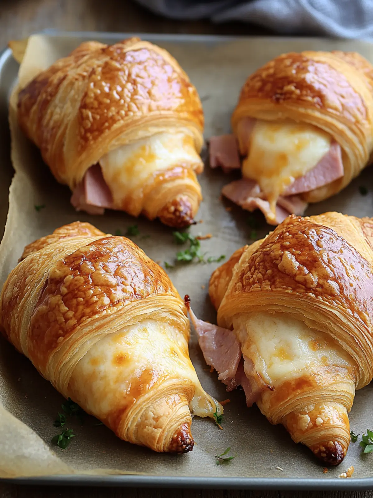 Savory Baked Ham and Cheese Croissants in Just 30 Minutes 2 Baked Ham and Cheese Croissants
