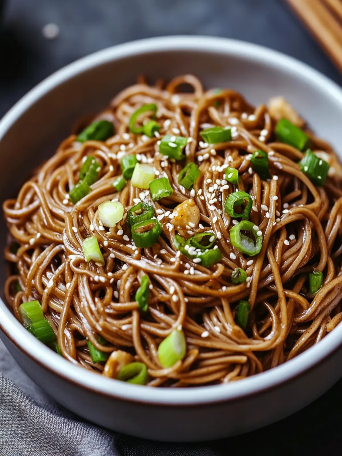 Irresistibly Easy Garlic Sesame Soba Noodles Recipe 2 Garlic Sesame Soba Noodles