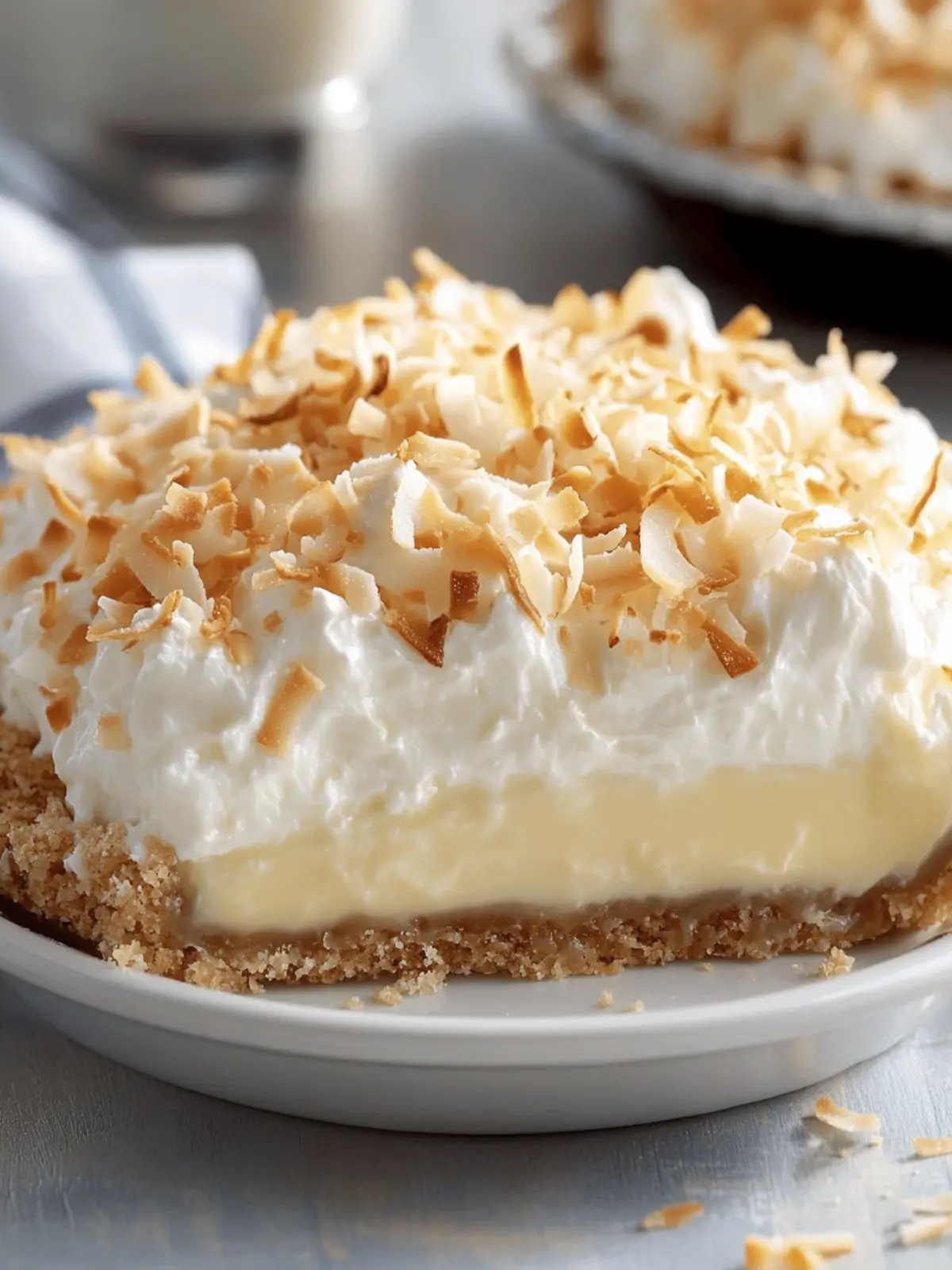 Heavenly Toasted Coconut Cream Pie That's No-Bake Delight 2 Toasted Coconut Cream Pie