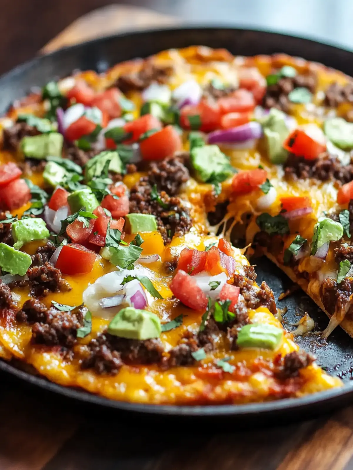 Skillet Taco Pizza: Your New Favorite Weeknight Dinner! 2 Skillet Taco Pizza