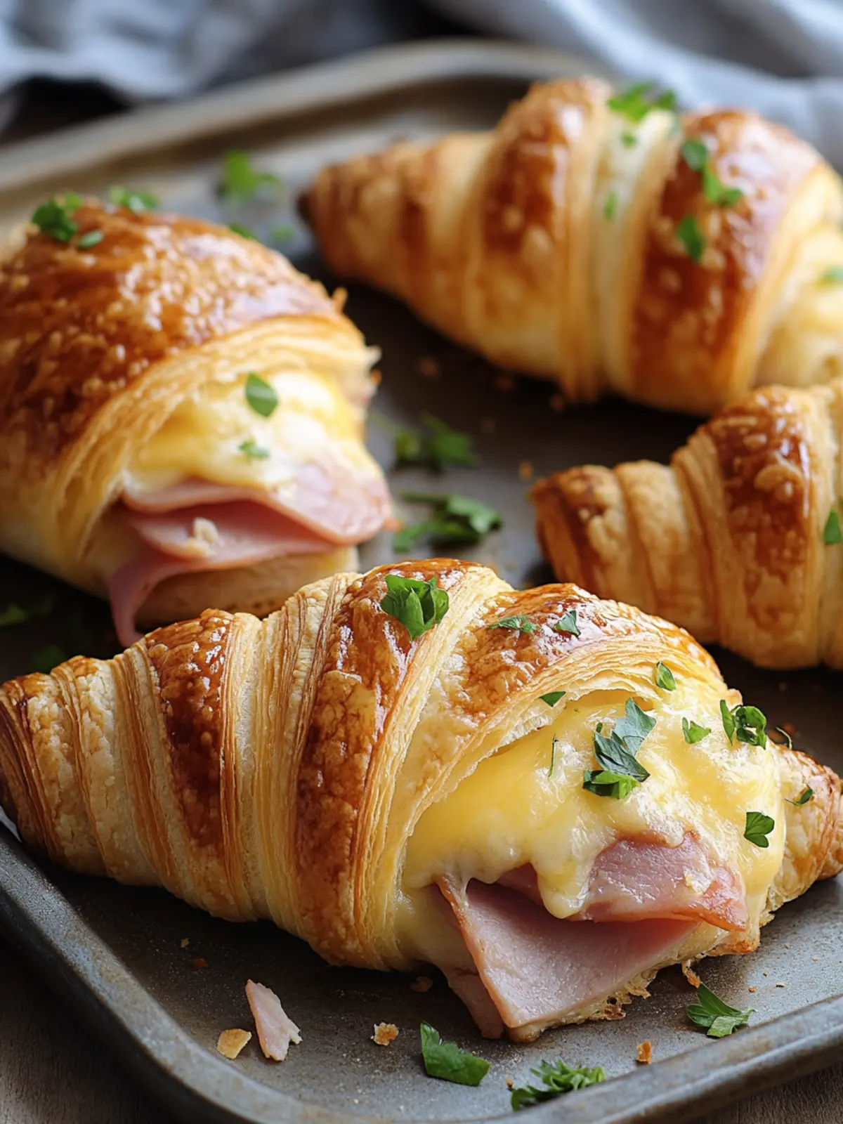 Savory Baked Ham and Cheese Croissants in Just 30 Minutes 5 Baked Ham and Cheese Croissants